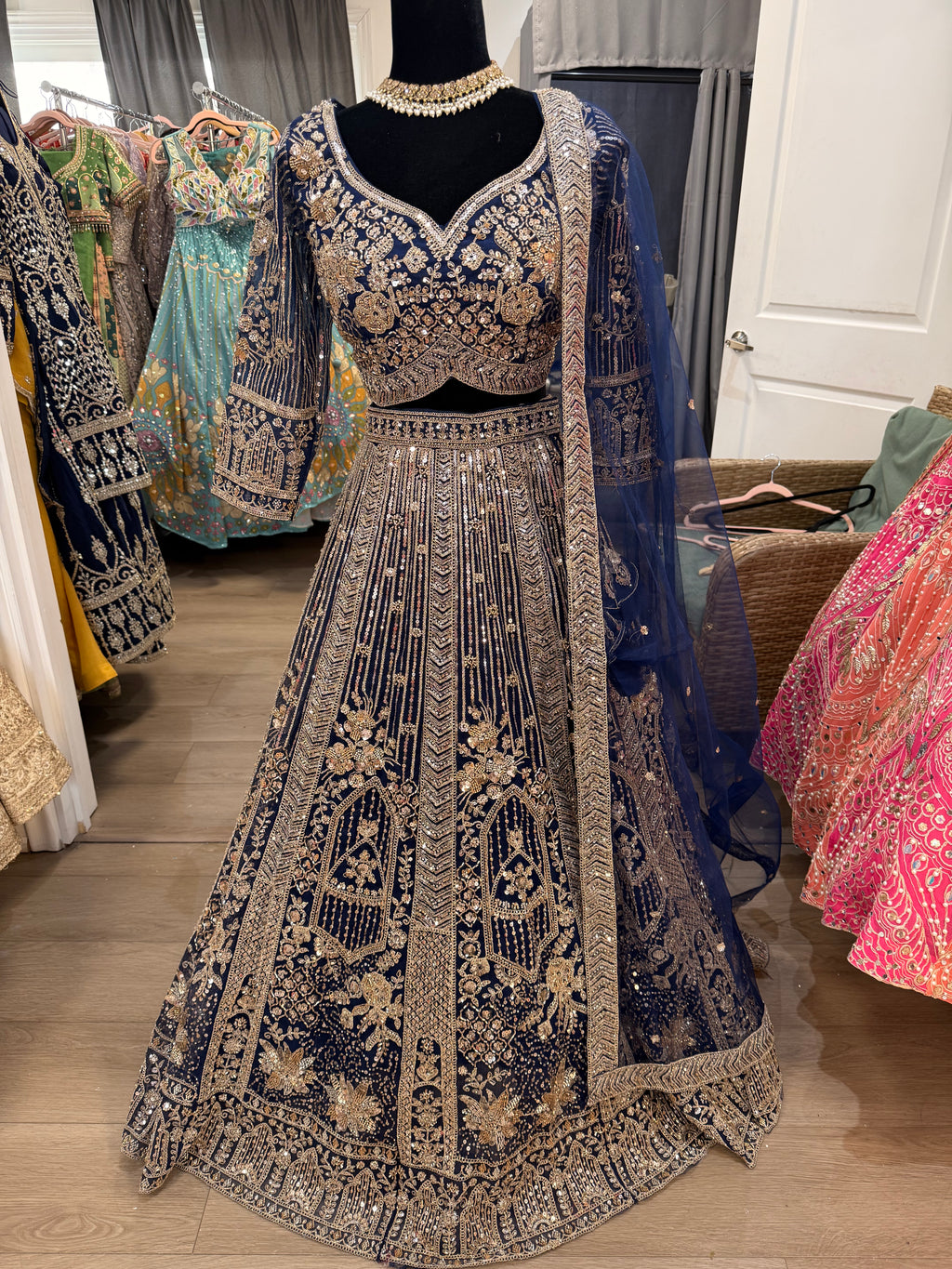 Beautiful choli with lehenga
