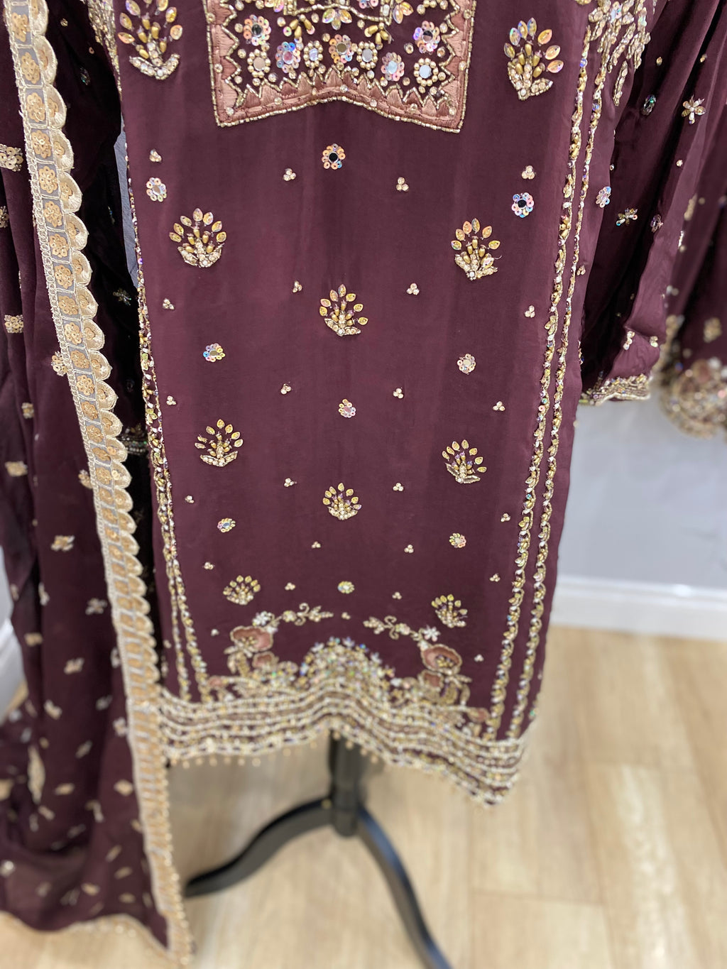 Embroidered suit