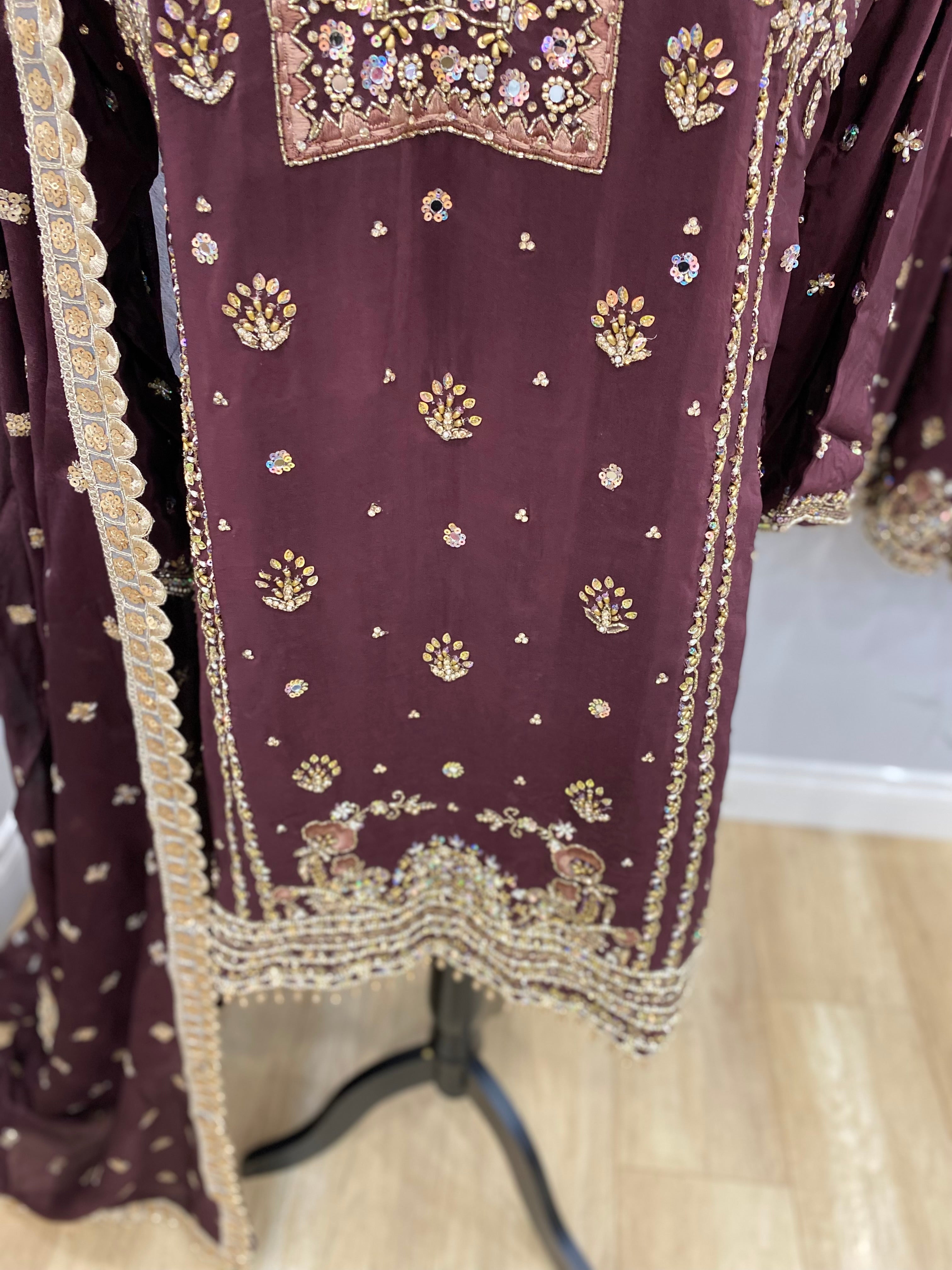 Embroidered suit