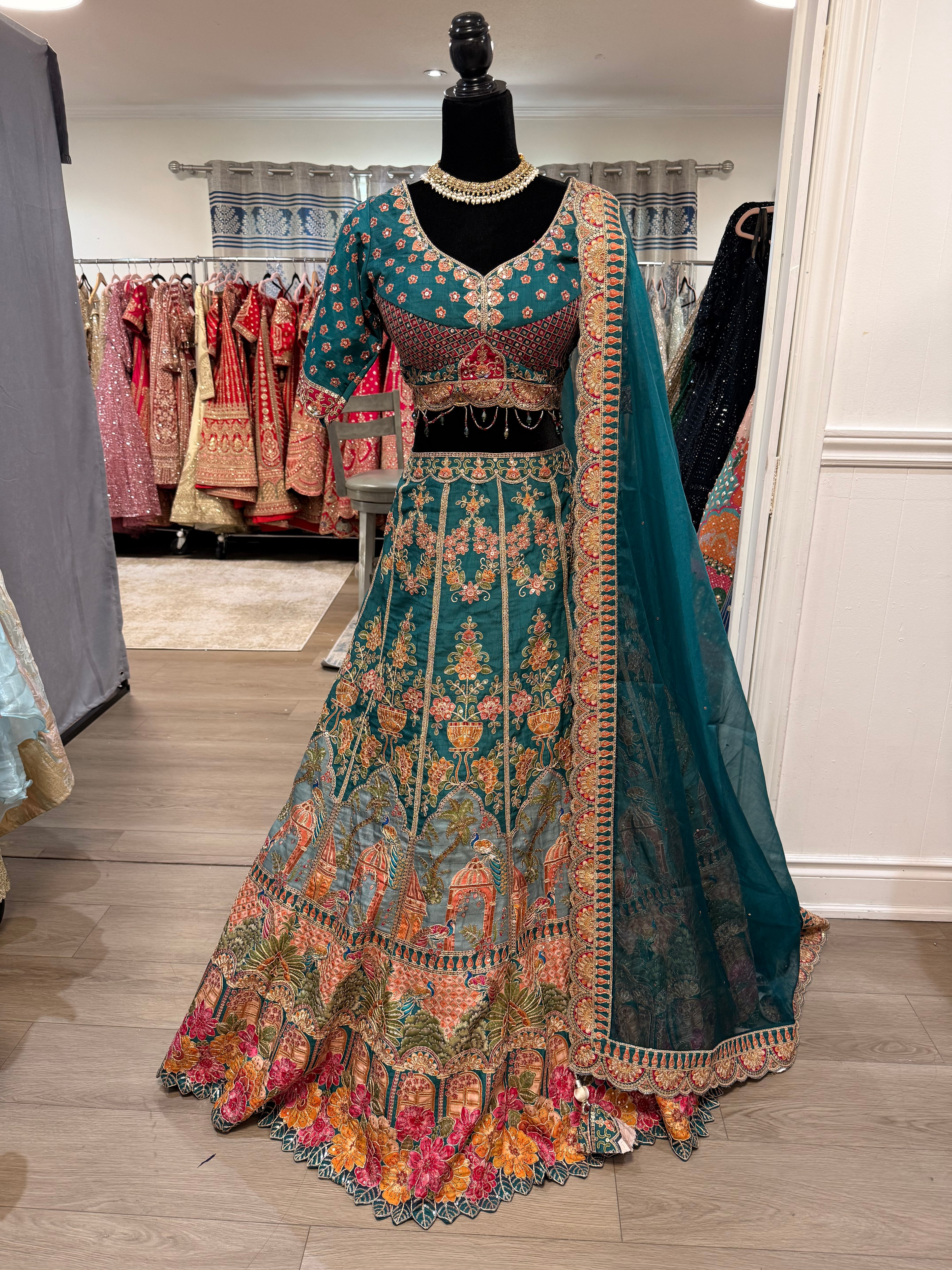 Perfect sangeet/jaggo/ mehendi Designer Lehenga choli