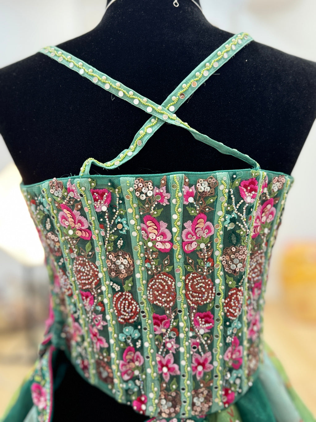 Jhanvi corset lehenga