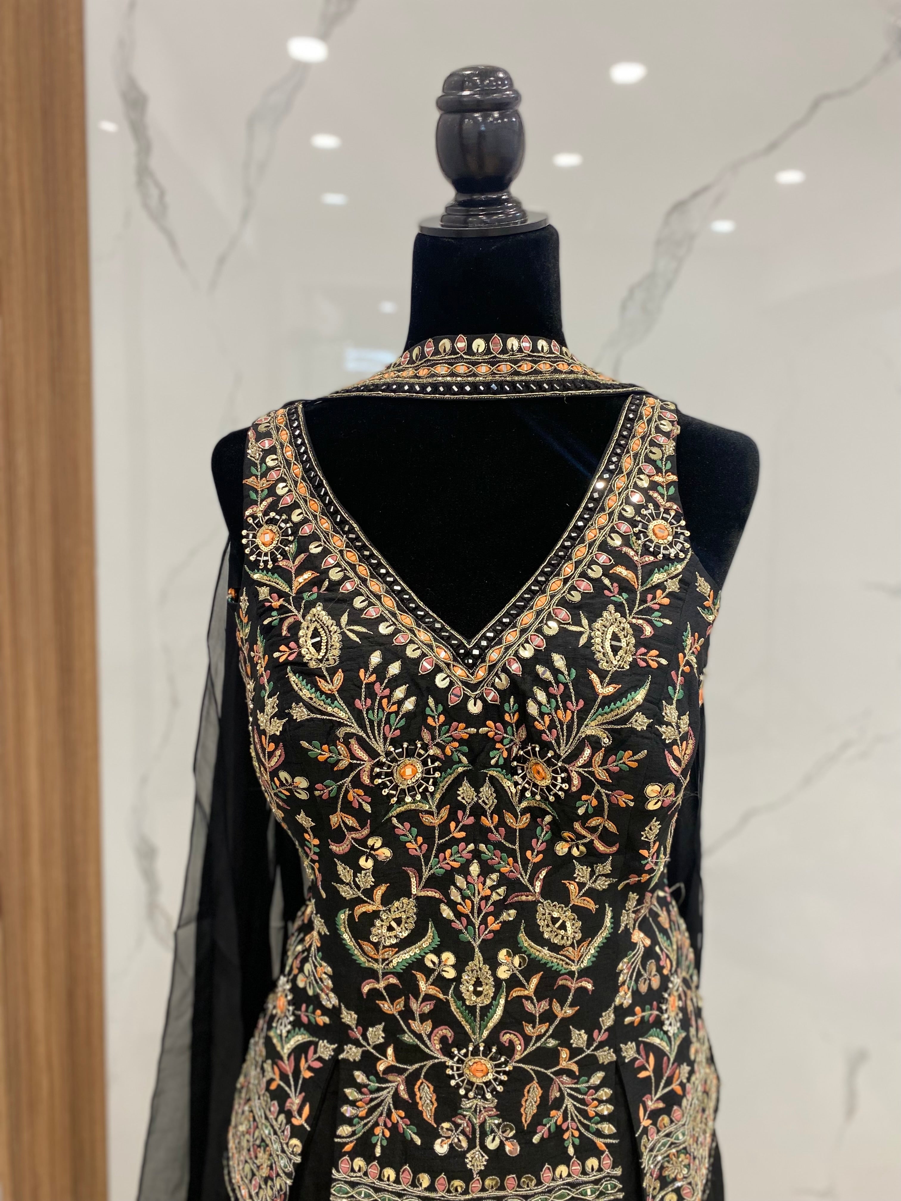 Embroidered suit