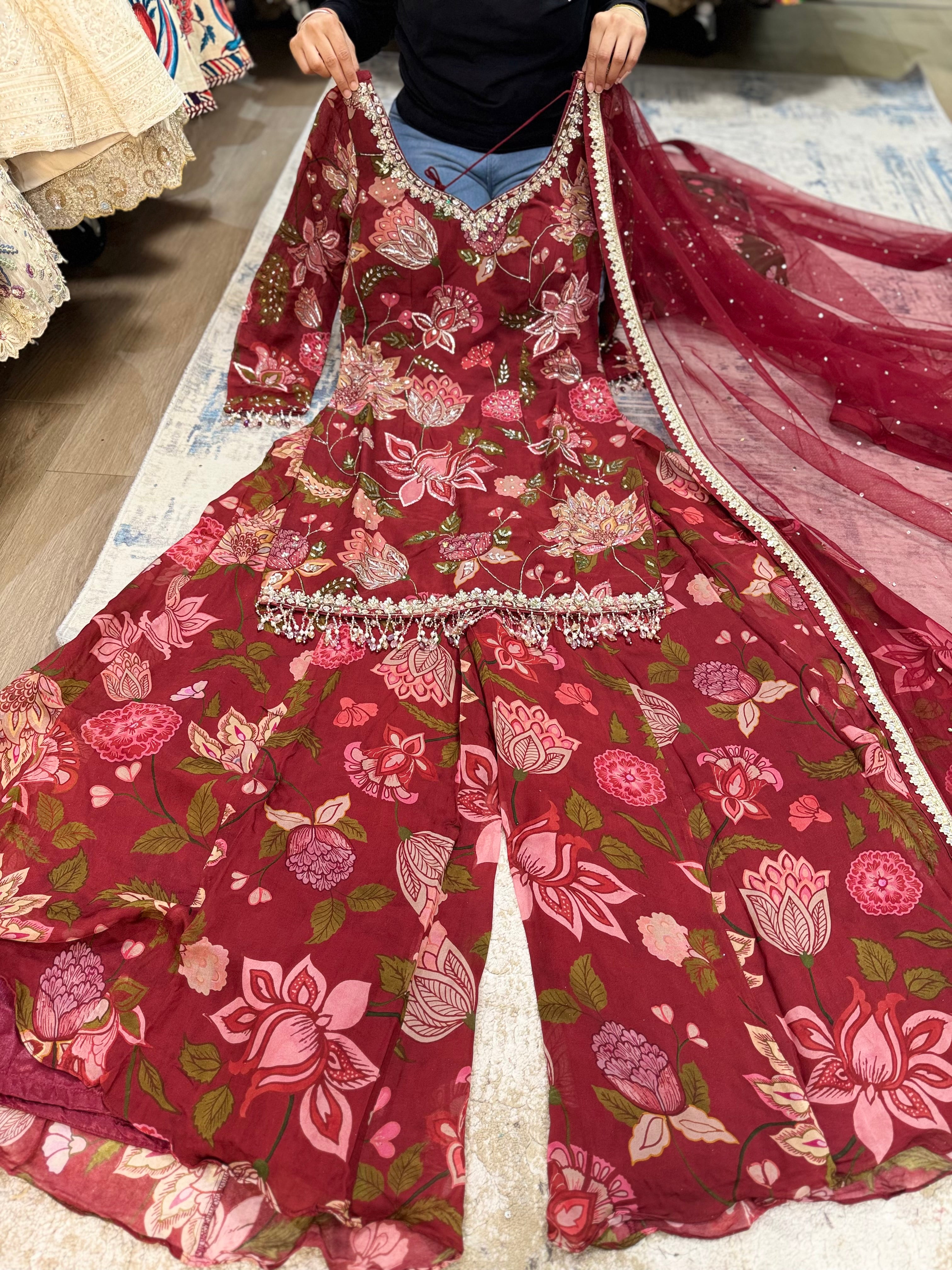 Embroidered suit – Kanada Kulture