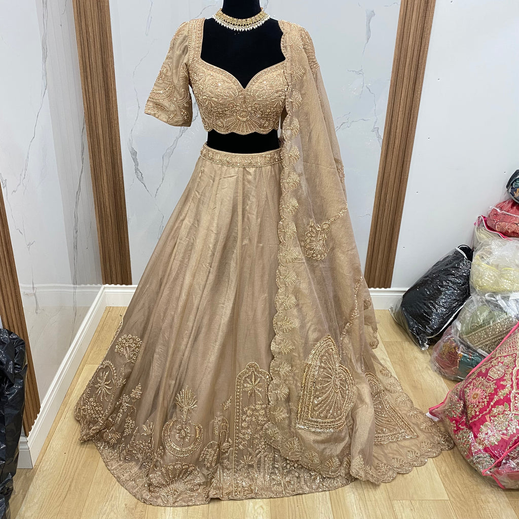 Beautiful heavy dhupatta designer lehenga choli
