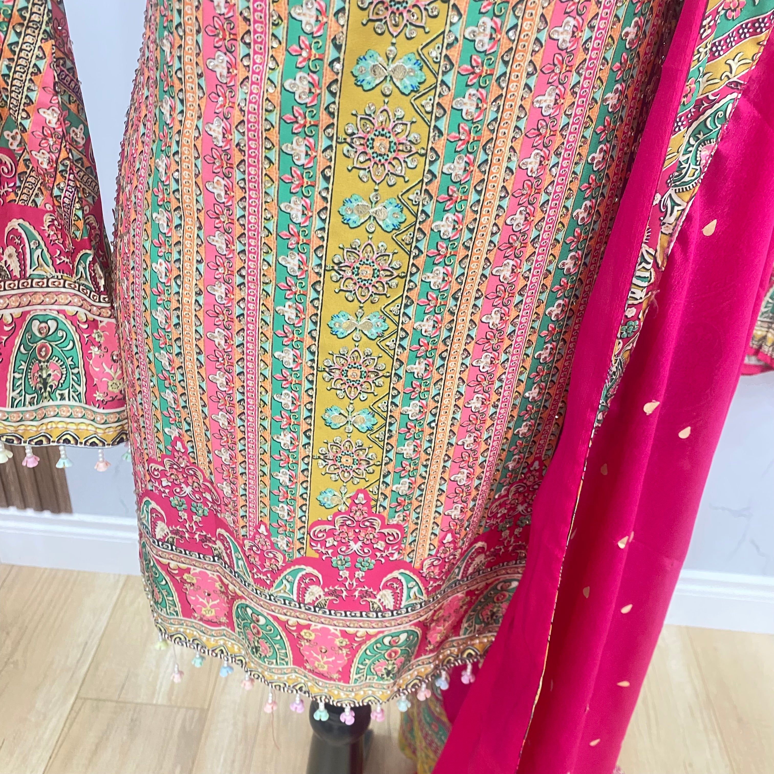 Embroidered suit