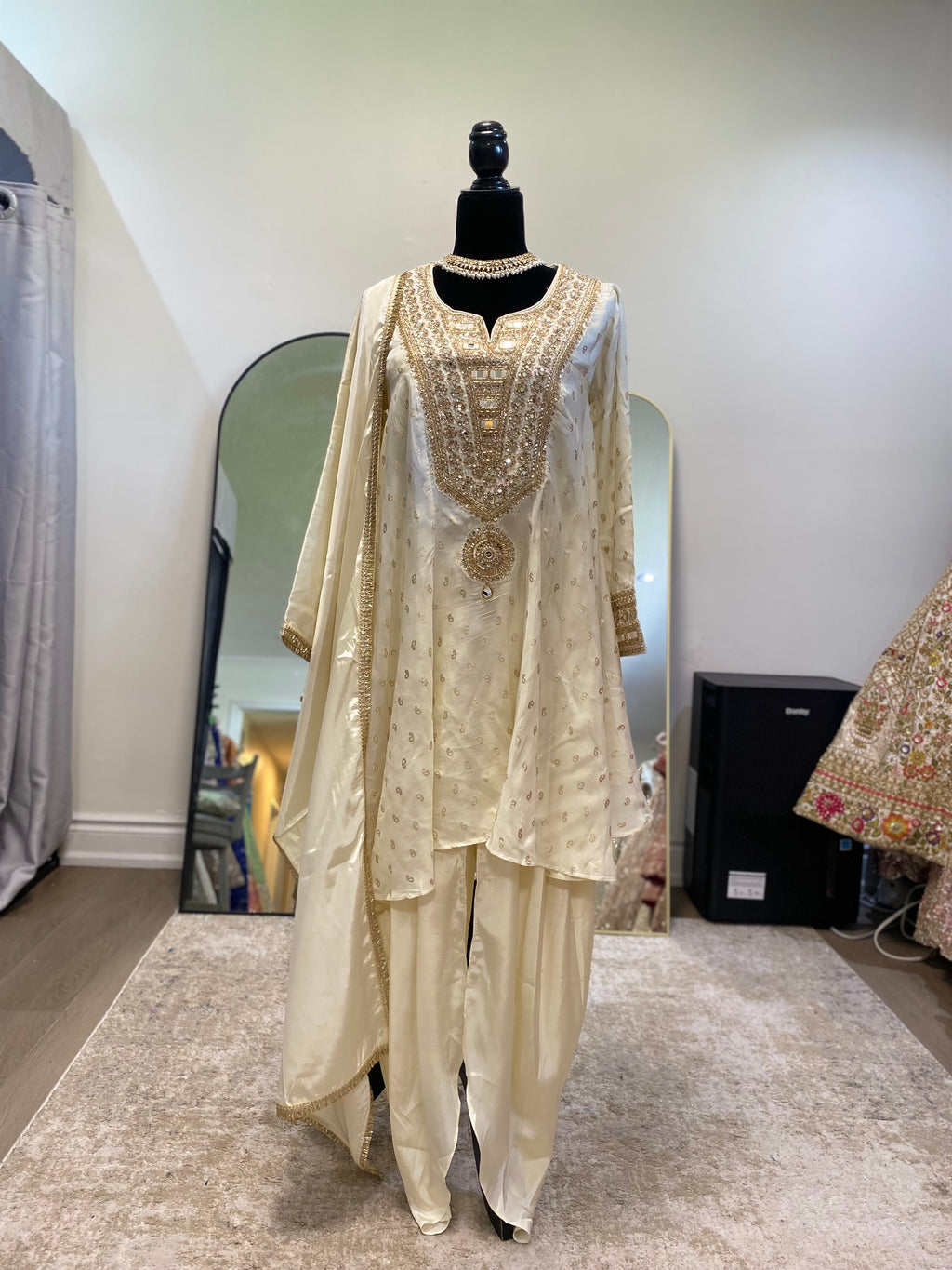Embroidered suit