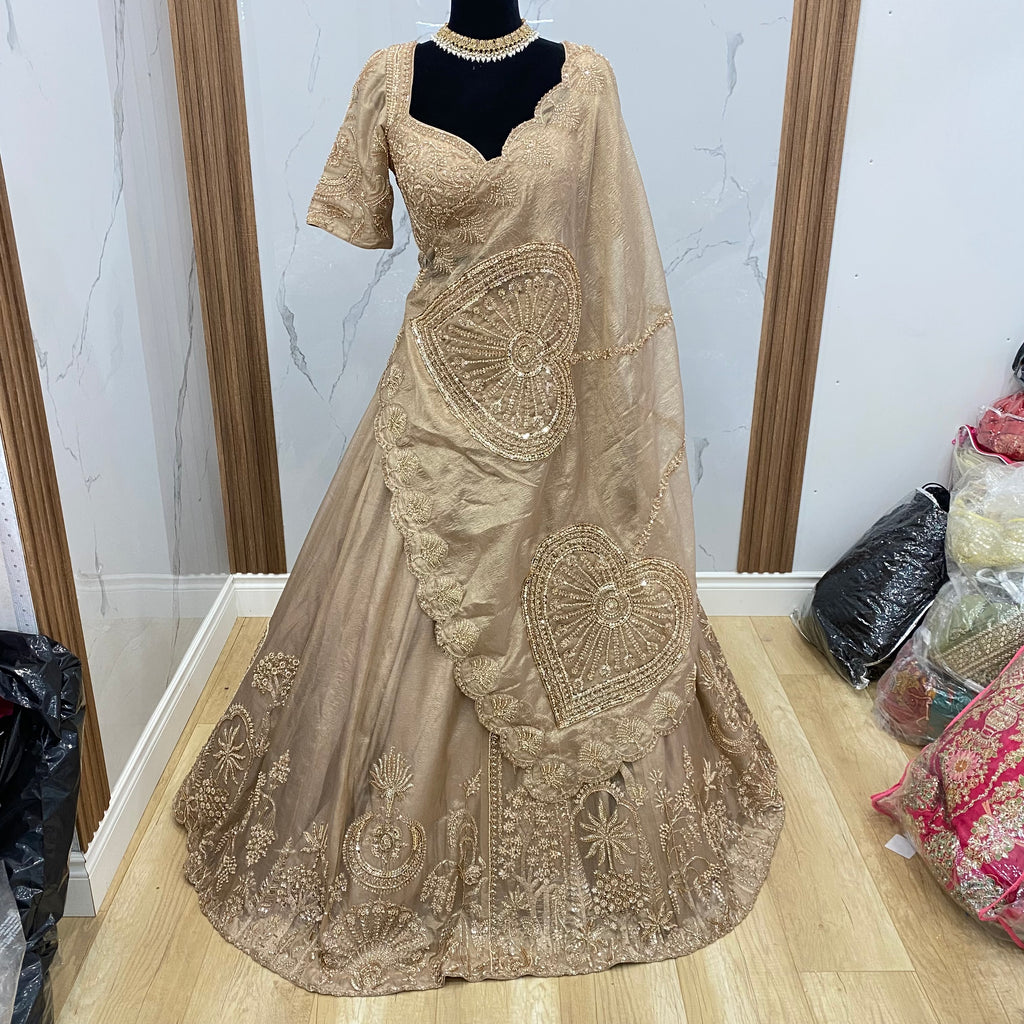 Beautiful heavy dhupatta designer lehenga choli
