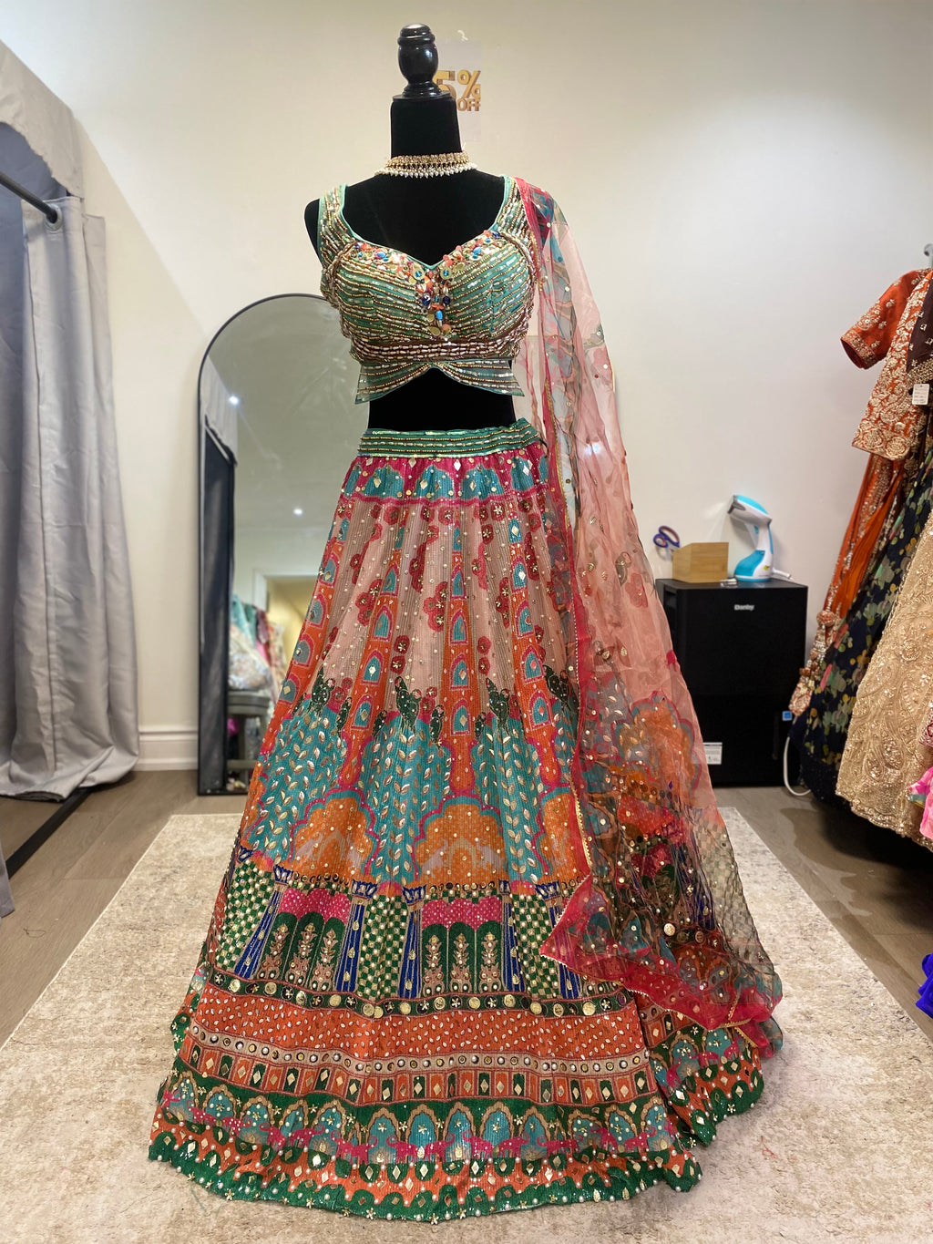 Traditional Embroidered Lehenga Choli
