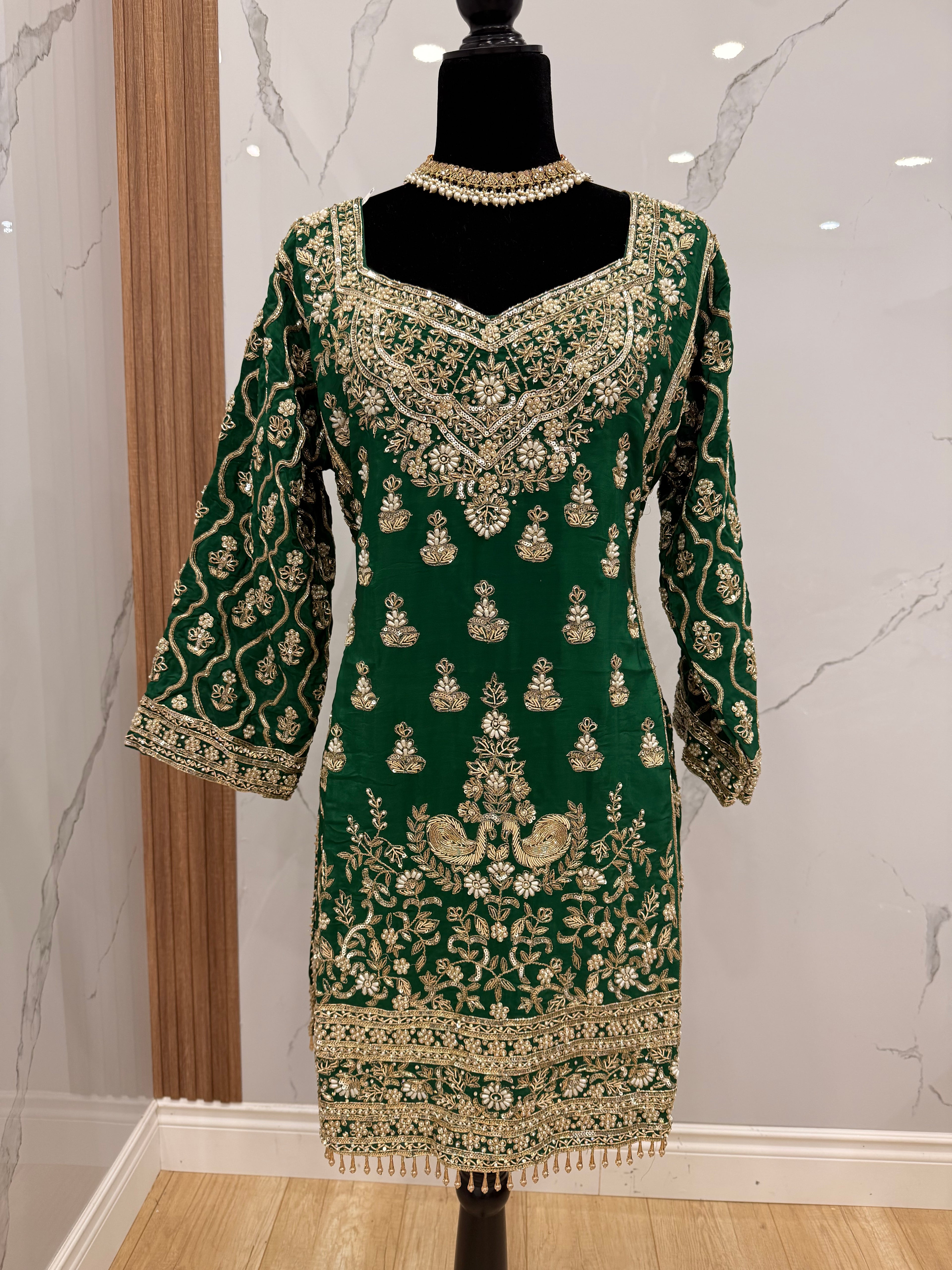 Embroidered suit