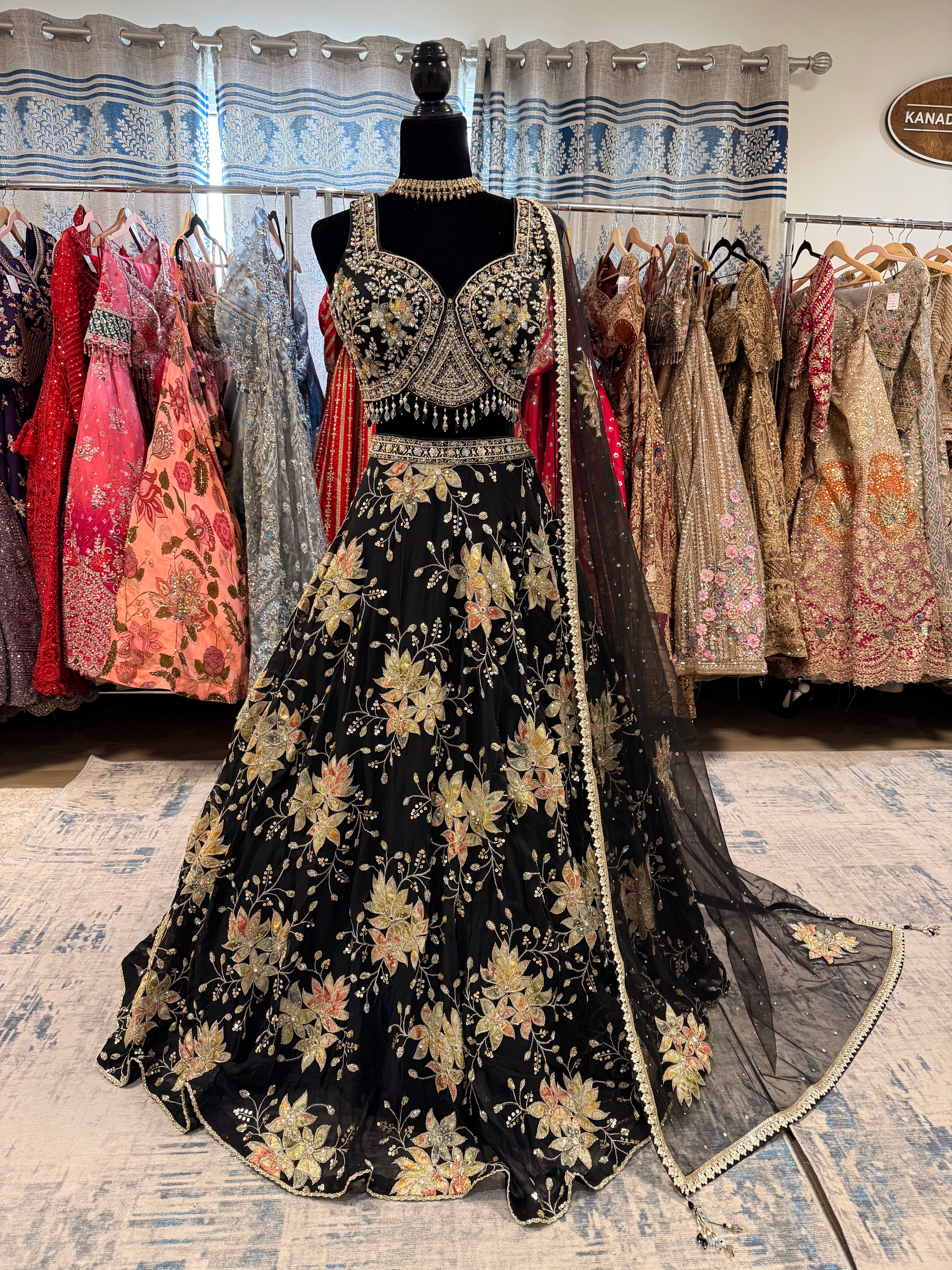 Beautiful choli with lehenga