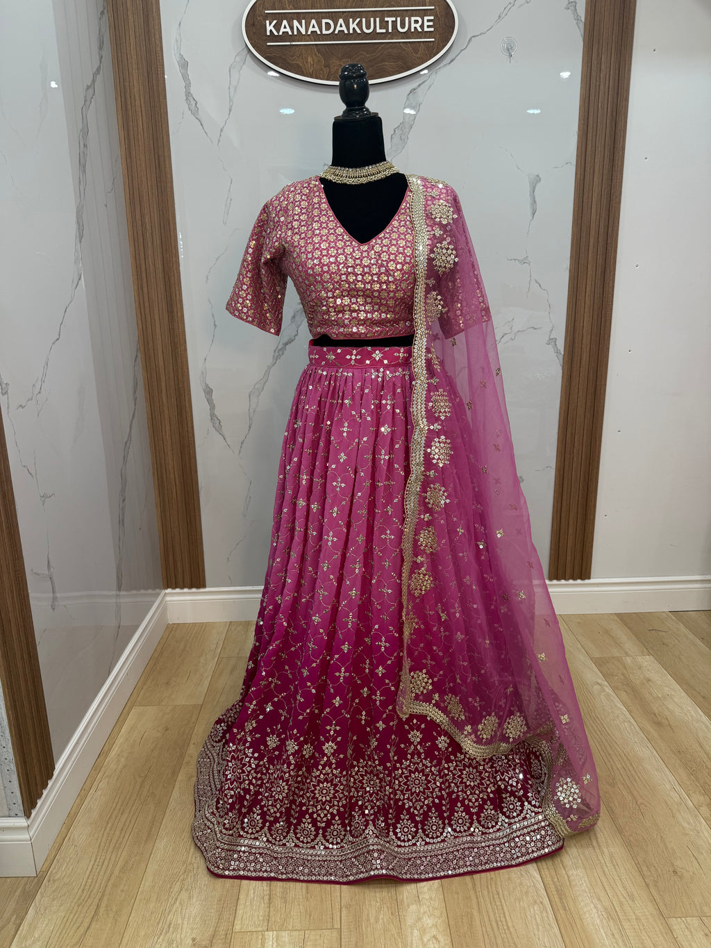 Traditional Embroidered Geogette Lehenga Choli