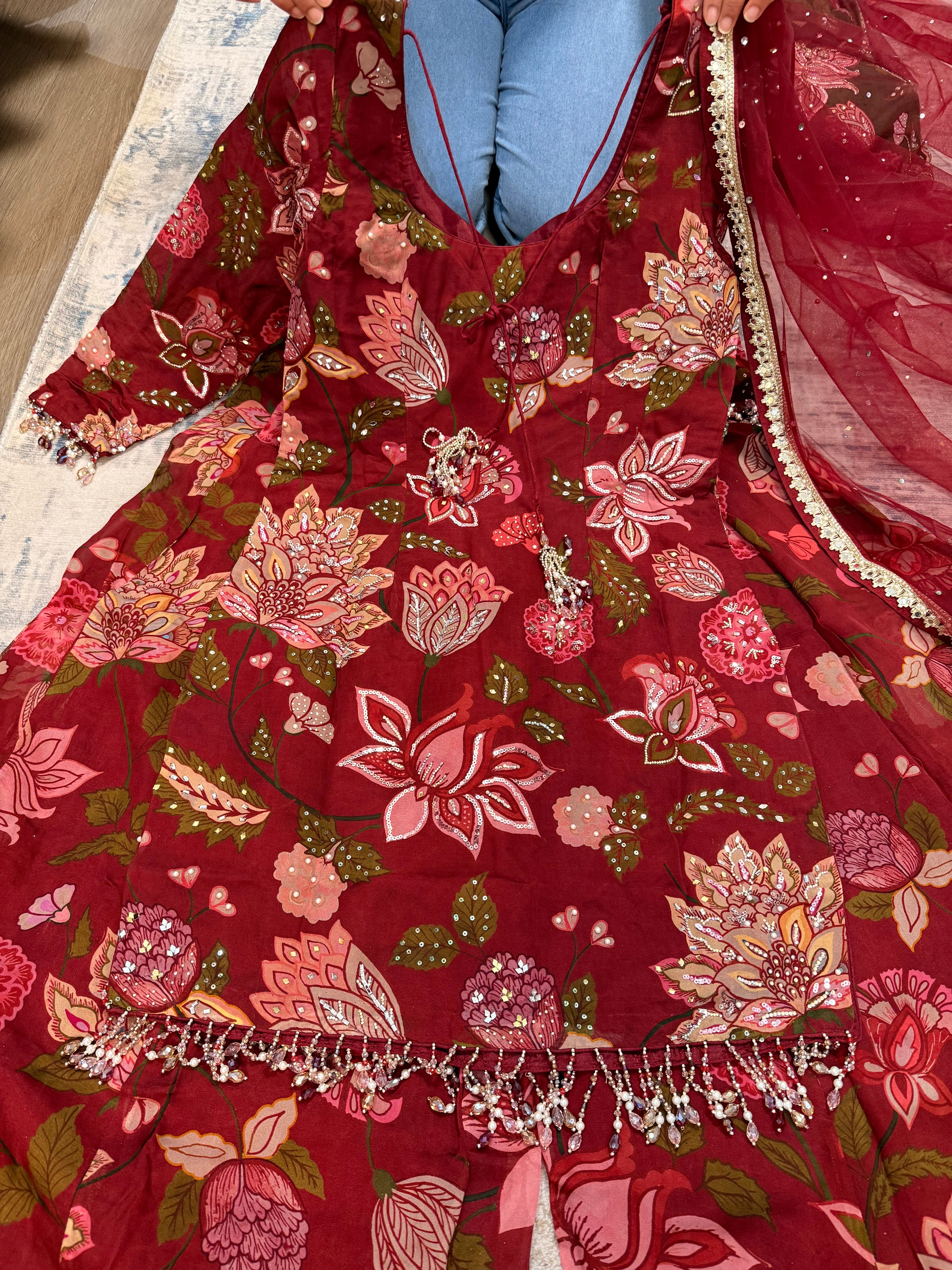 Embroidered suit – Kanada Kulture
