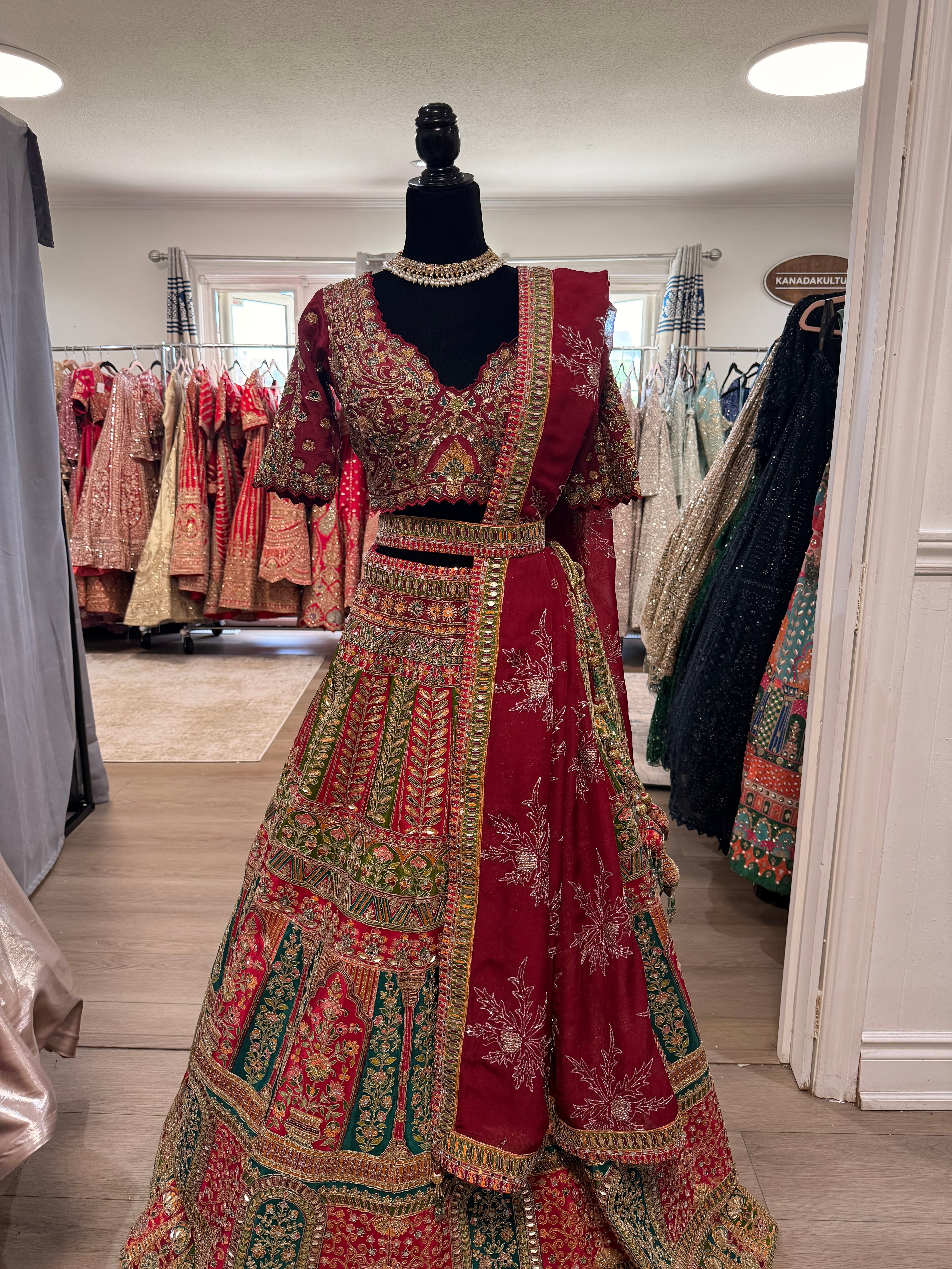 Bridal sangeet designer lehenga choli