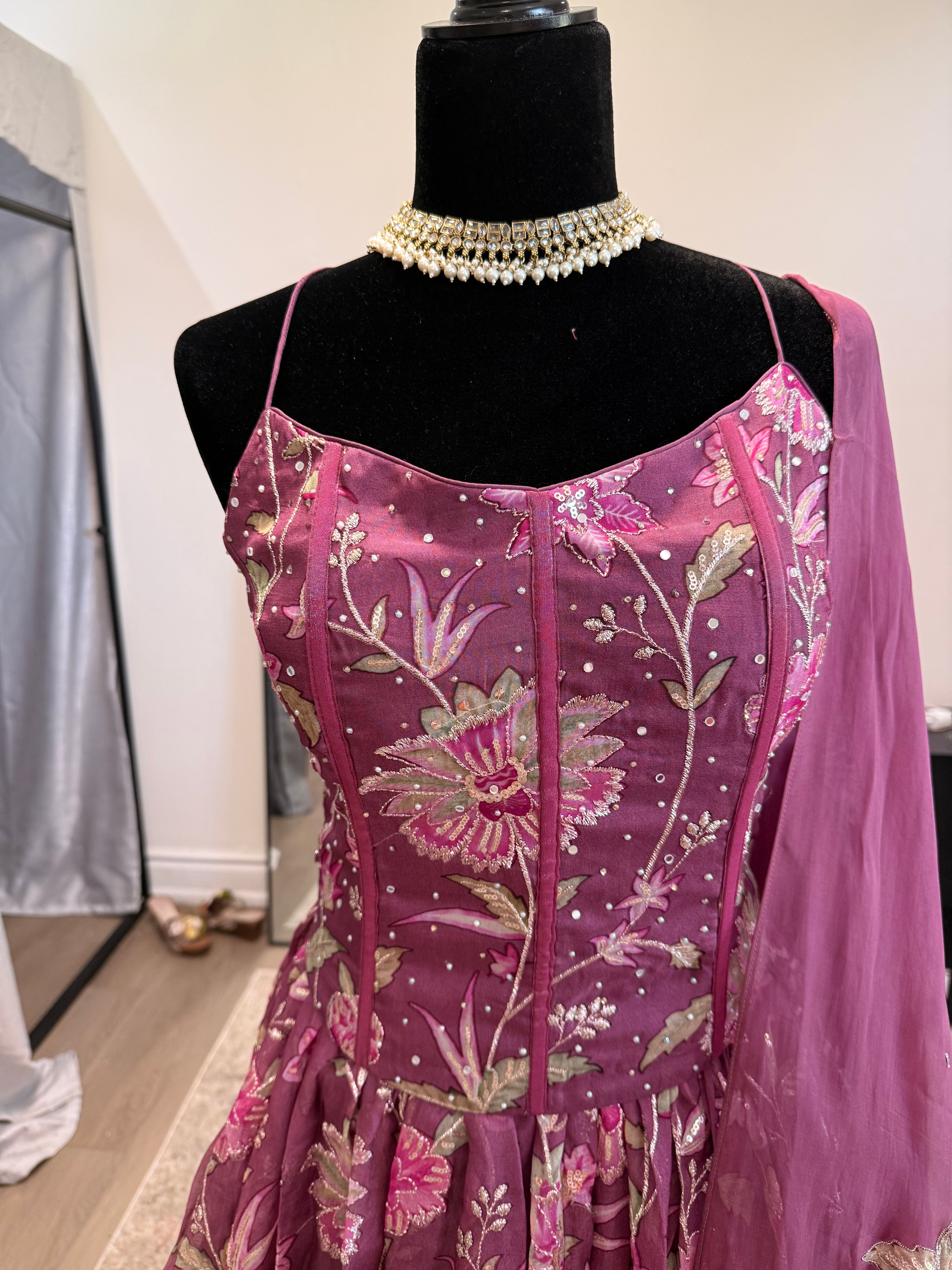 Perfect corset floral summer lehenga
