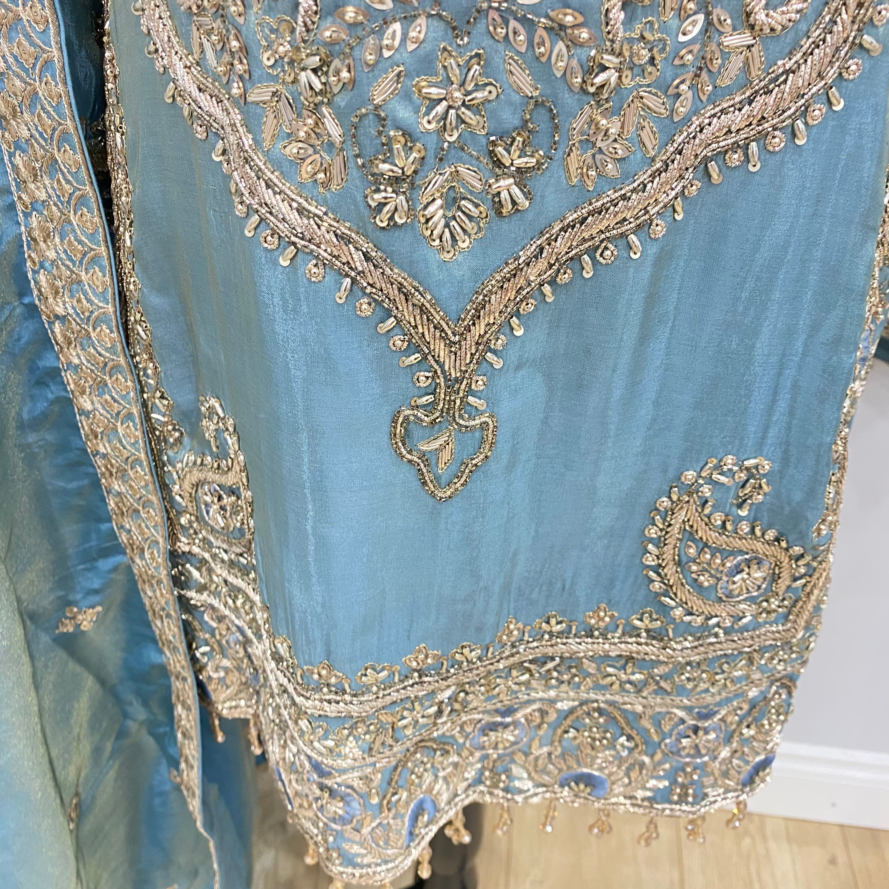 Embroidered suit
