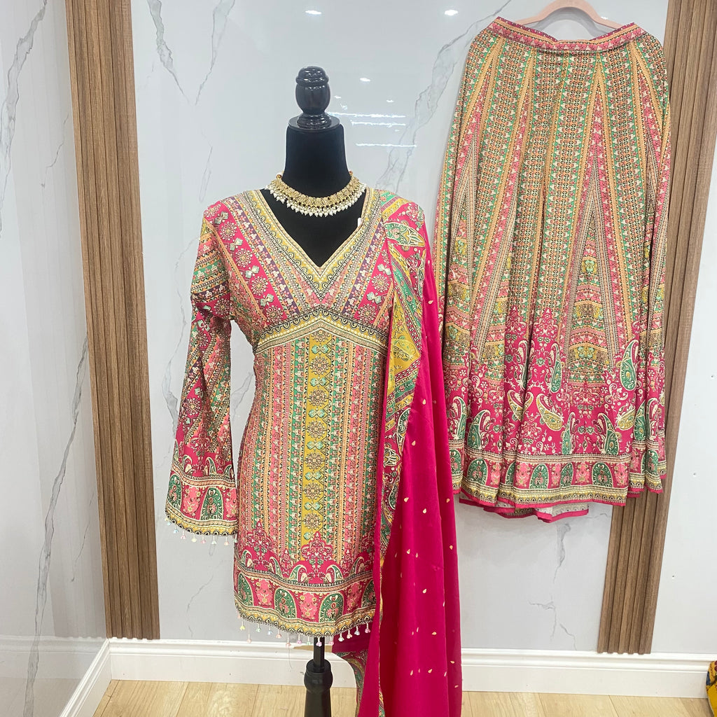 Embroidered suit