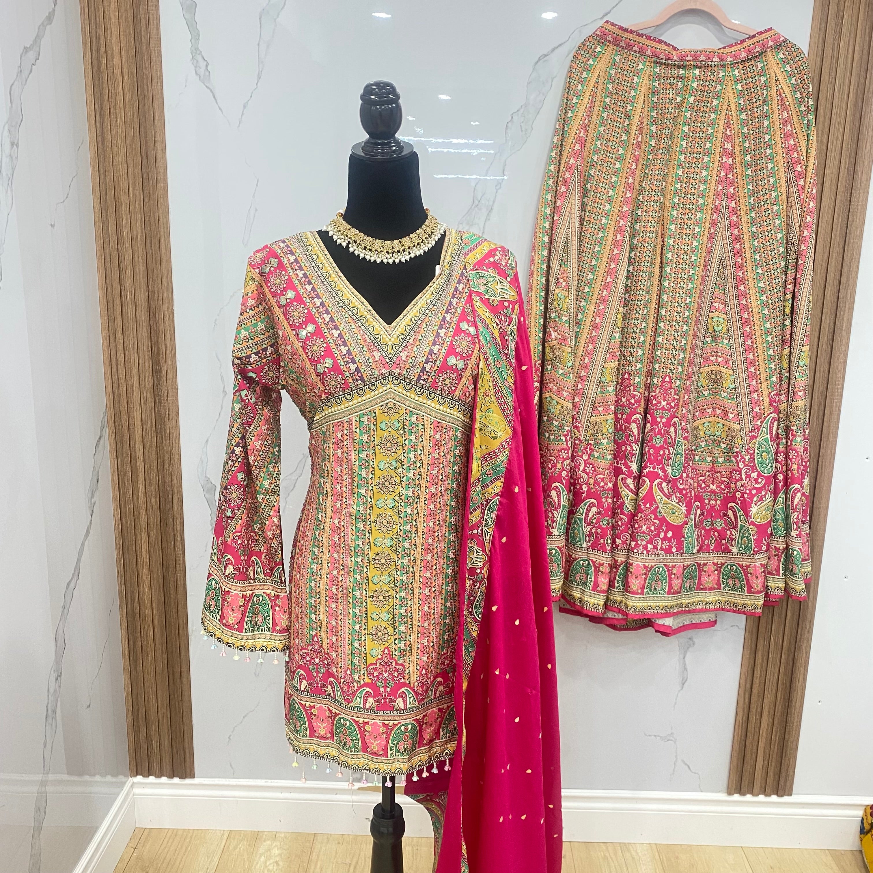 Embroidered suit