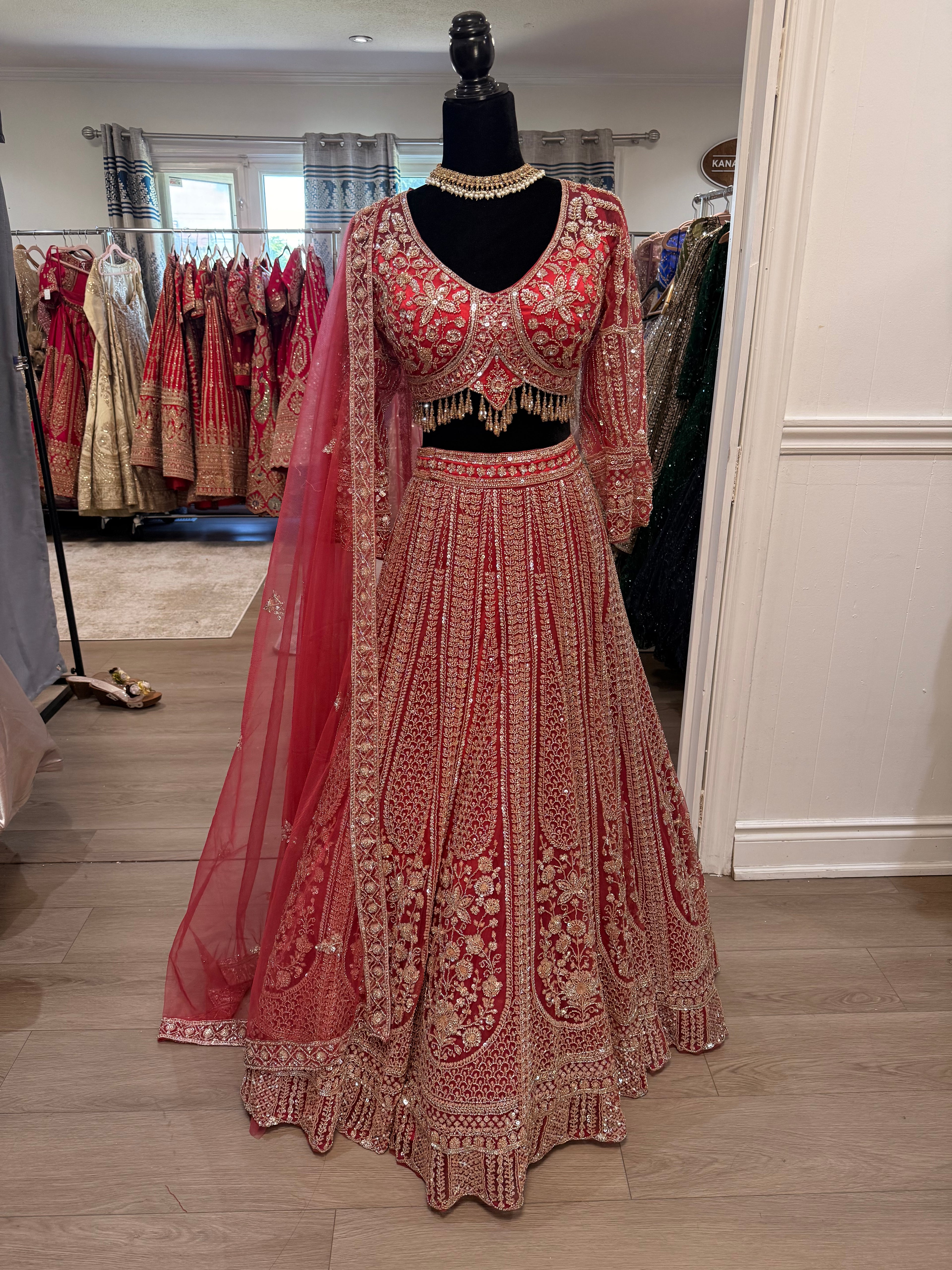 Bridal sangeet designer lehenga choli
