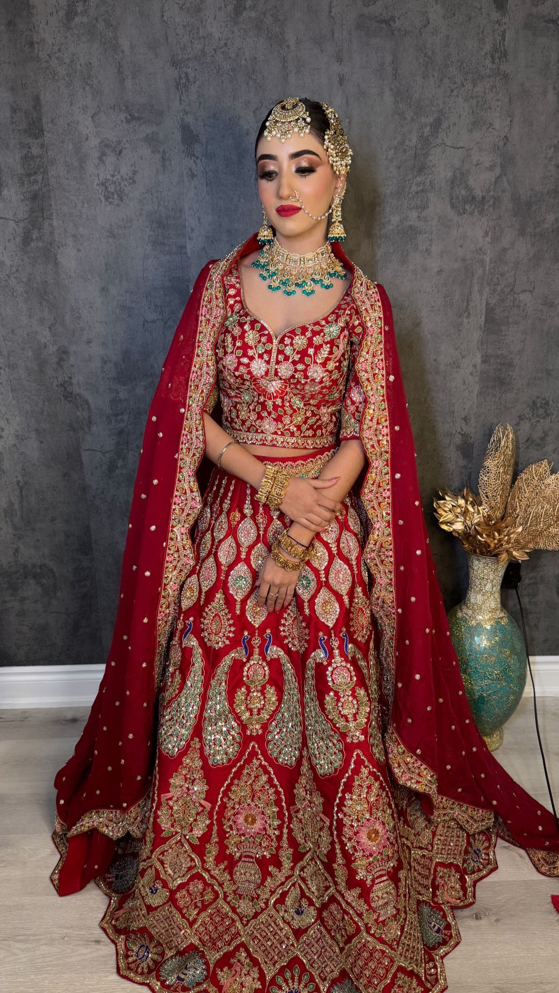 Traditional Embroidered silk Lehenga Choli