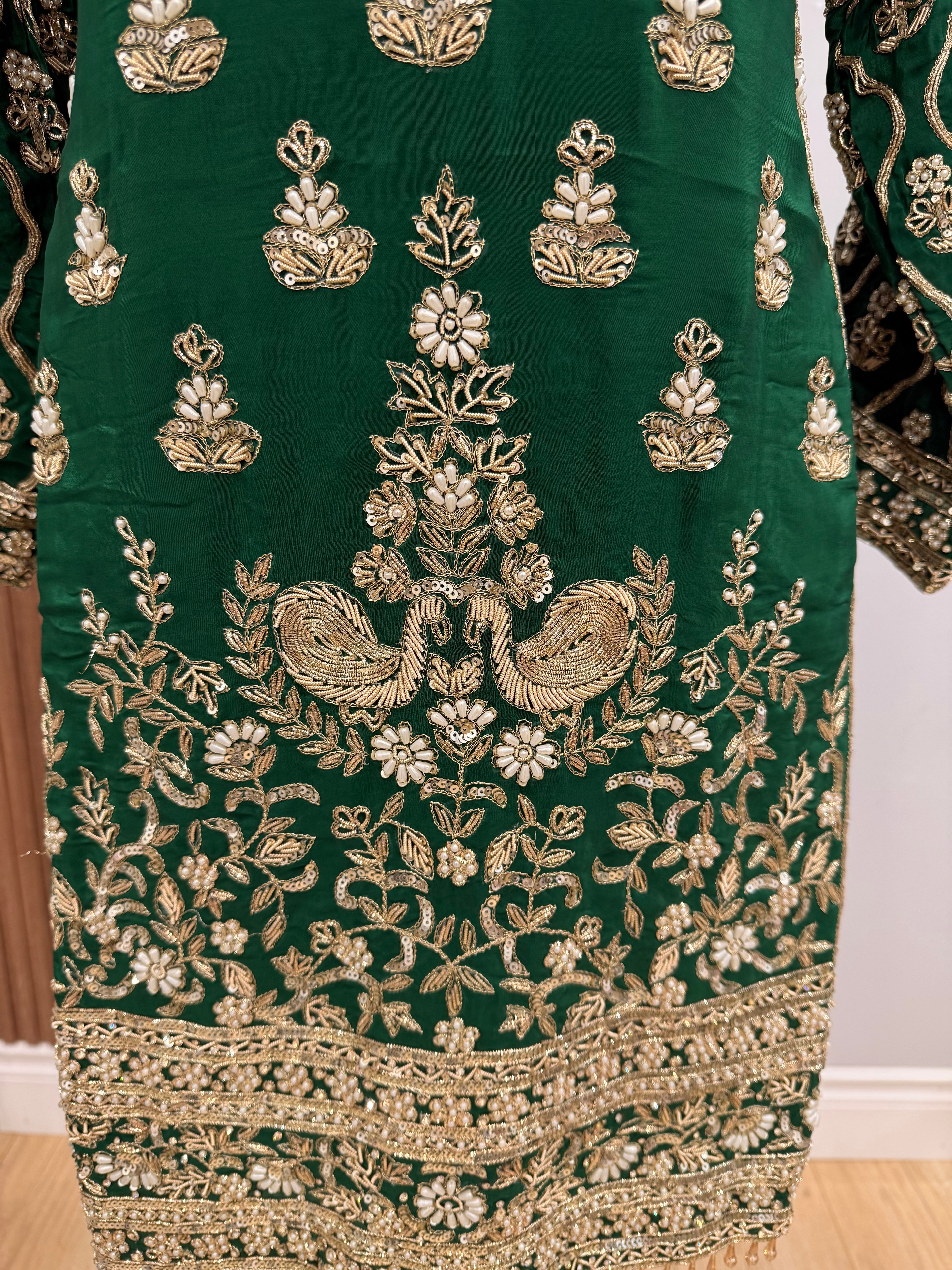 Embroidered suit