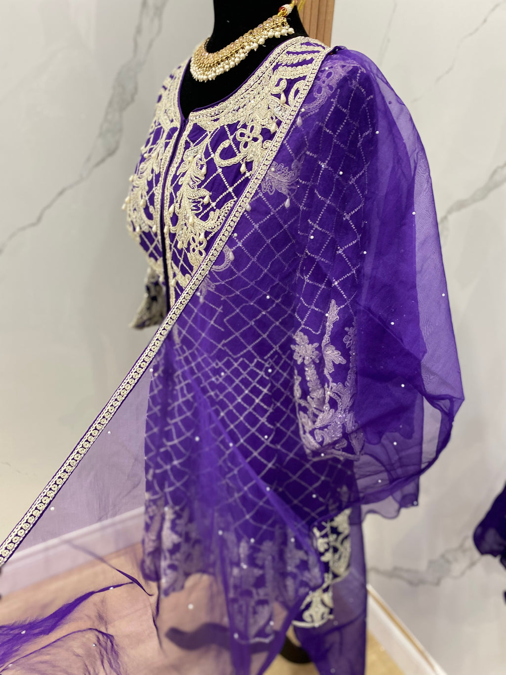 Embroidered suit
