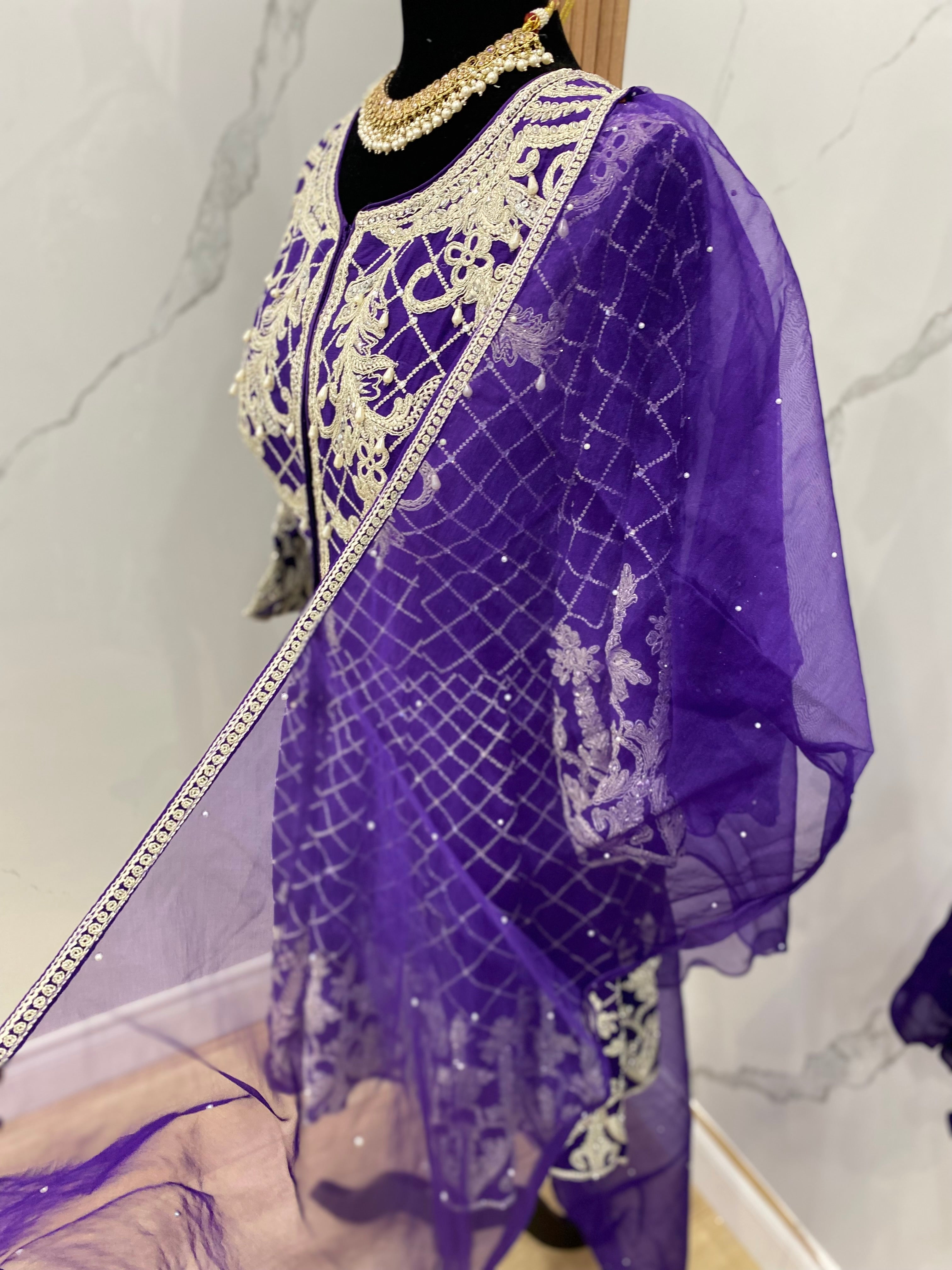 Embroidered suit