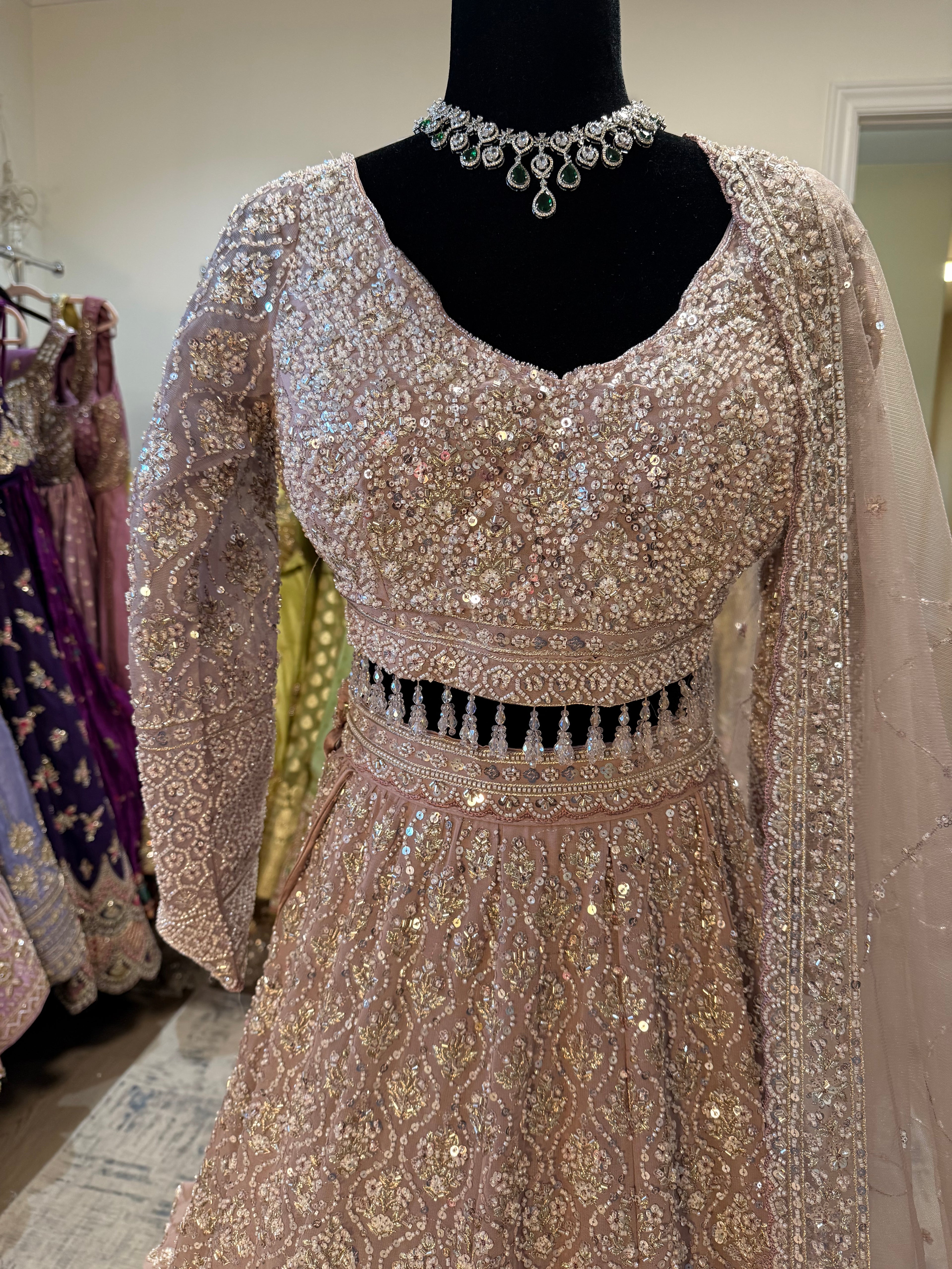 Traditional full sleeves Embroidered Lehenga Choli