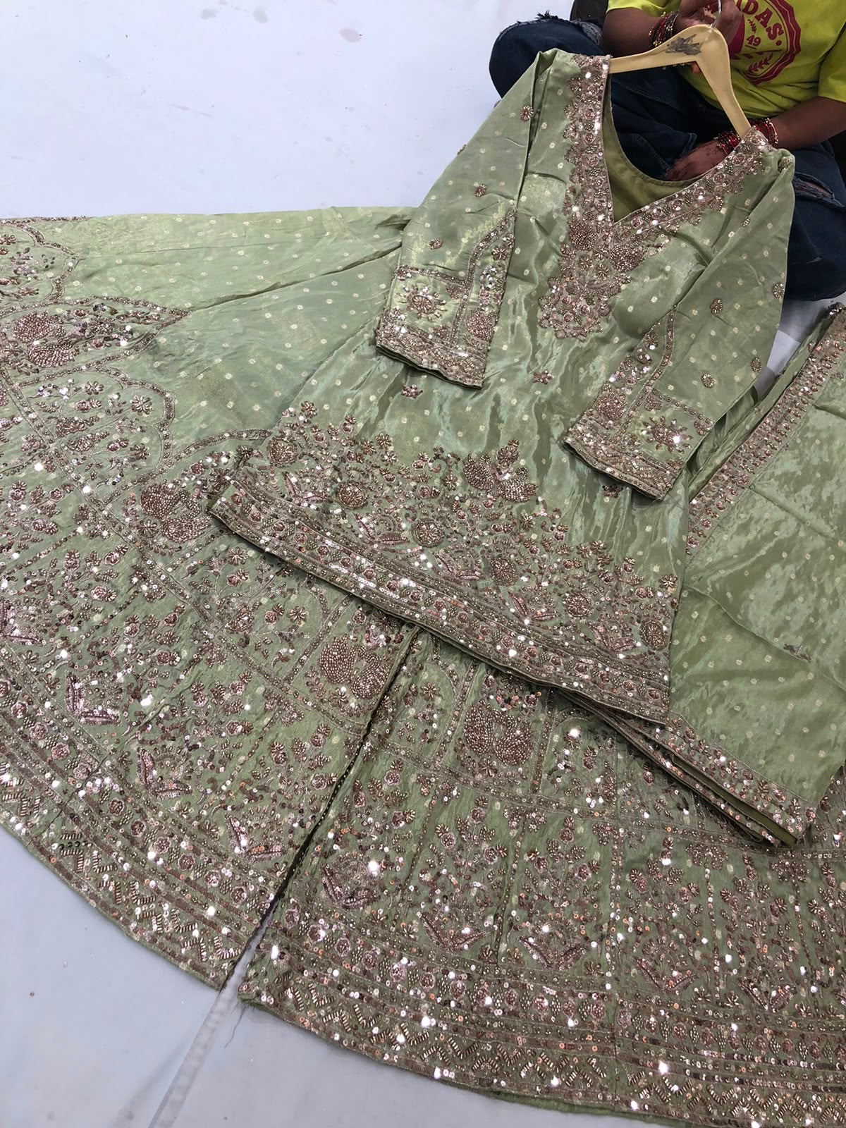 Embroidered suit