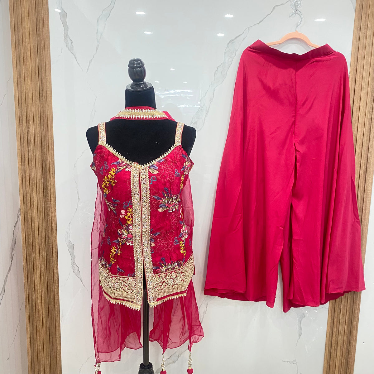 Embroidered suit