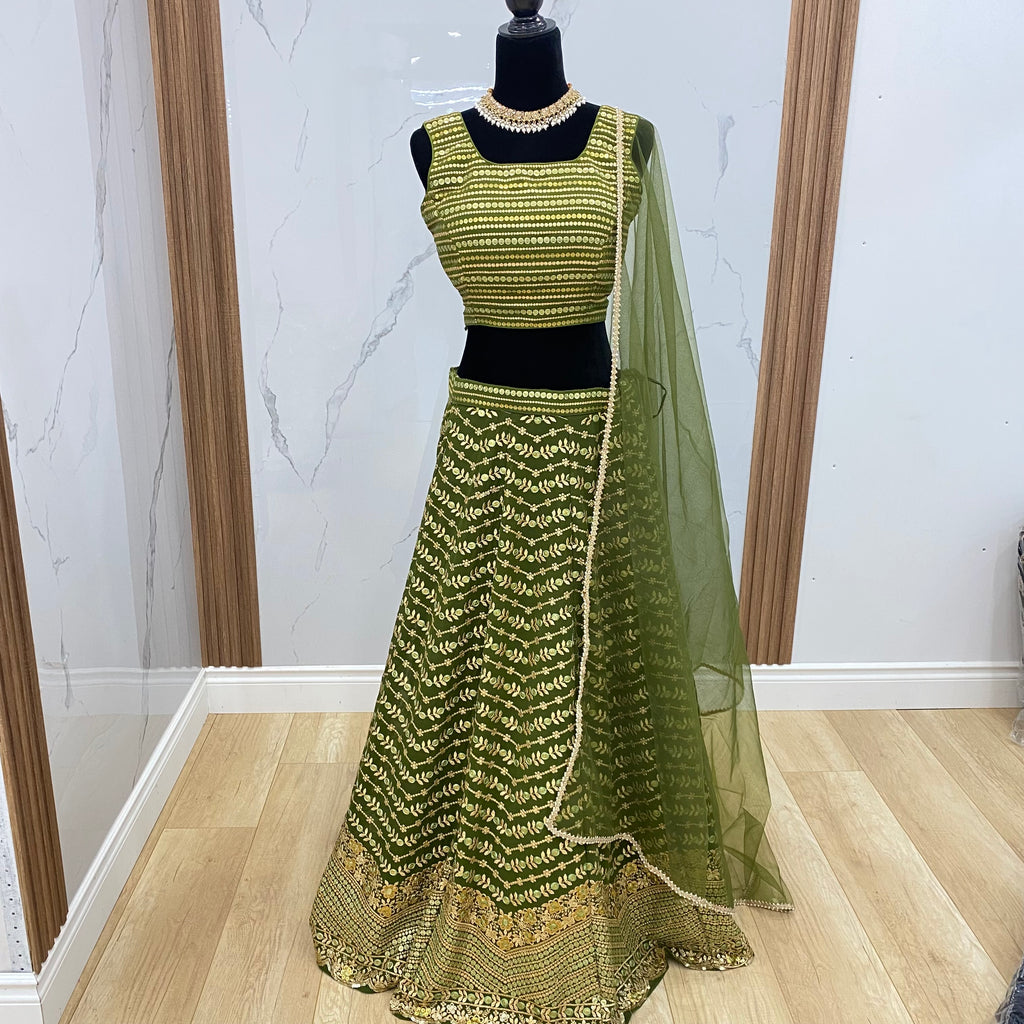 Perfect mehendi/sangeet Designer Lehenga choli