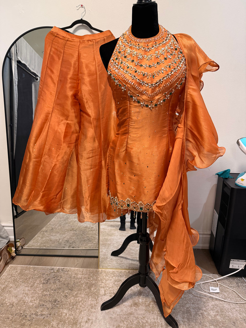 Embroidered suit