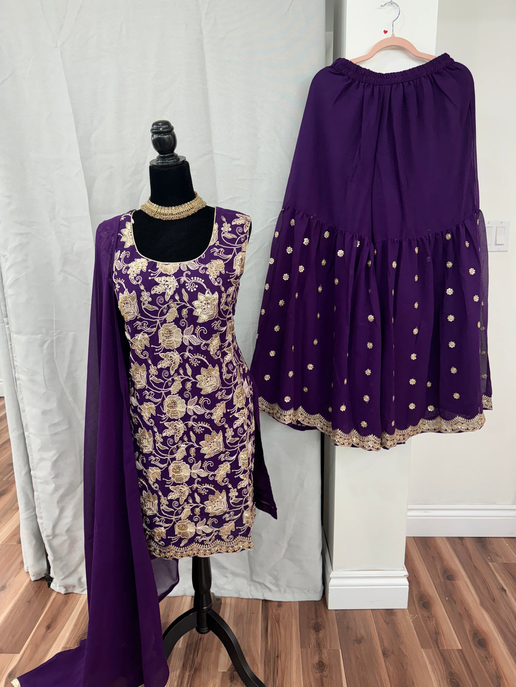 Size 46 Gharara suit