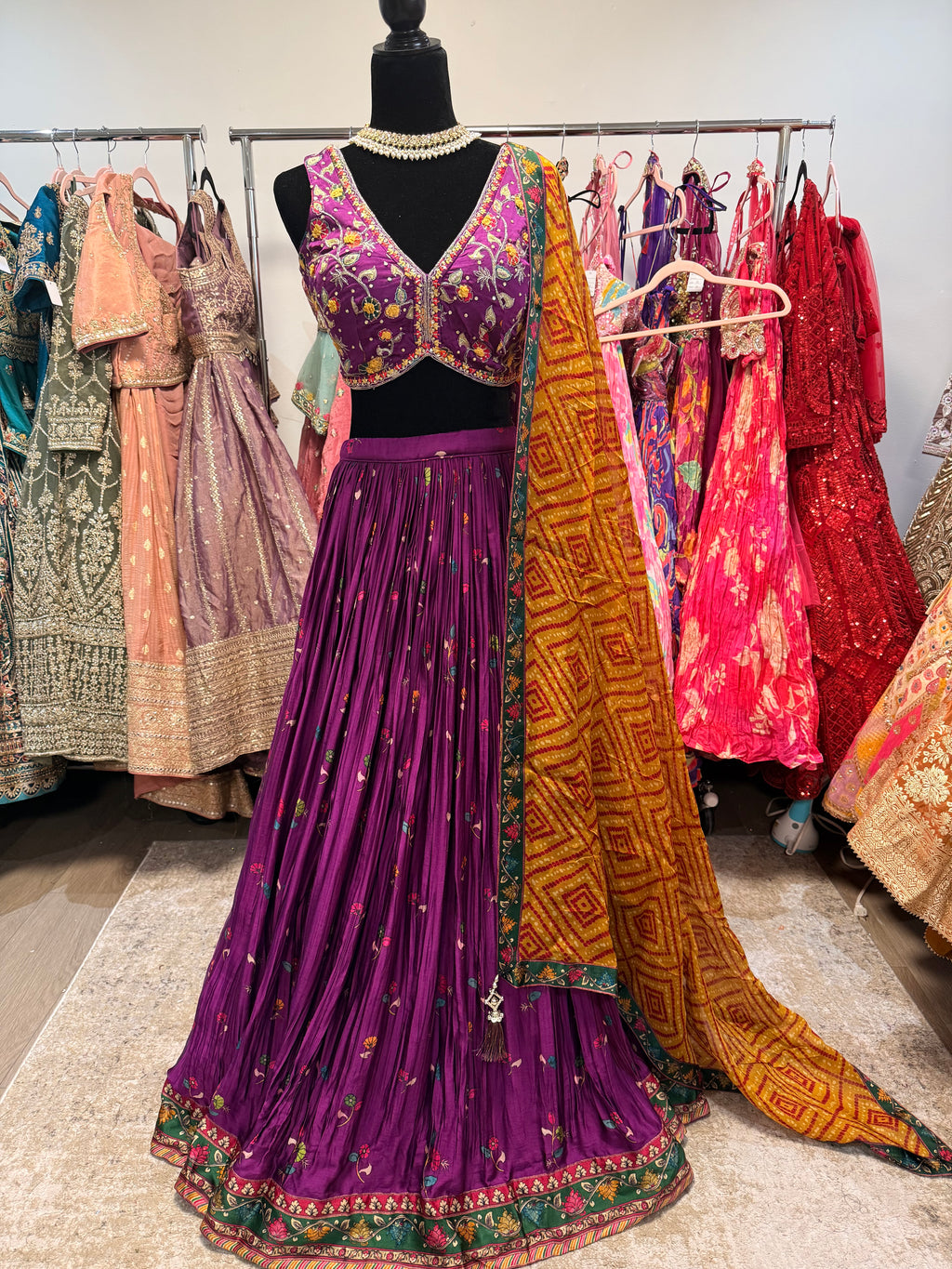 Designer  silk lehenga