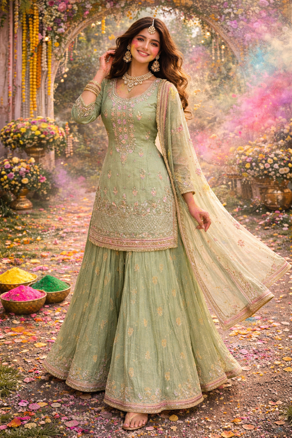 Embroidered suit – Kanada Kulture