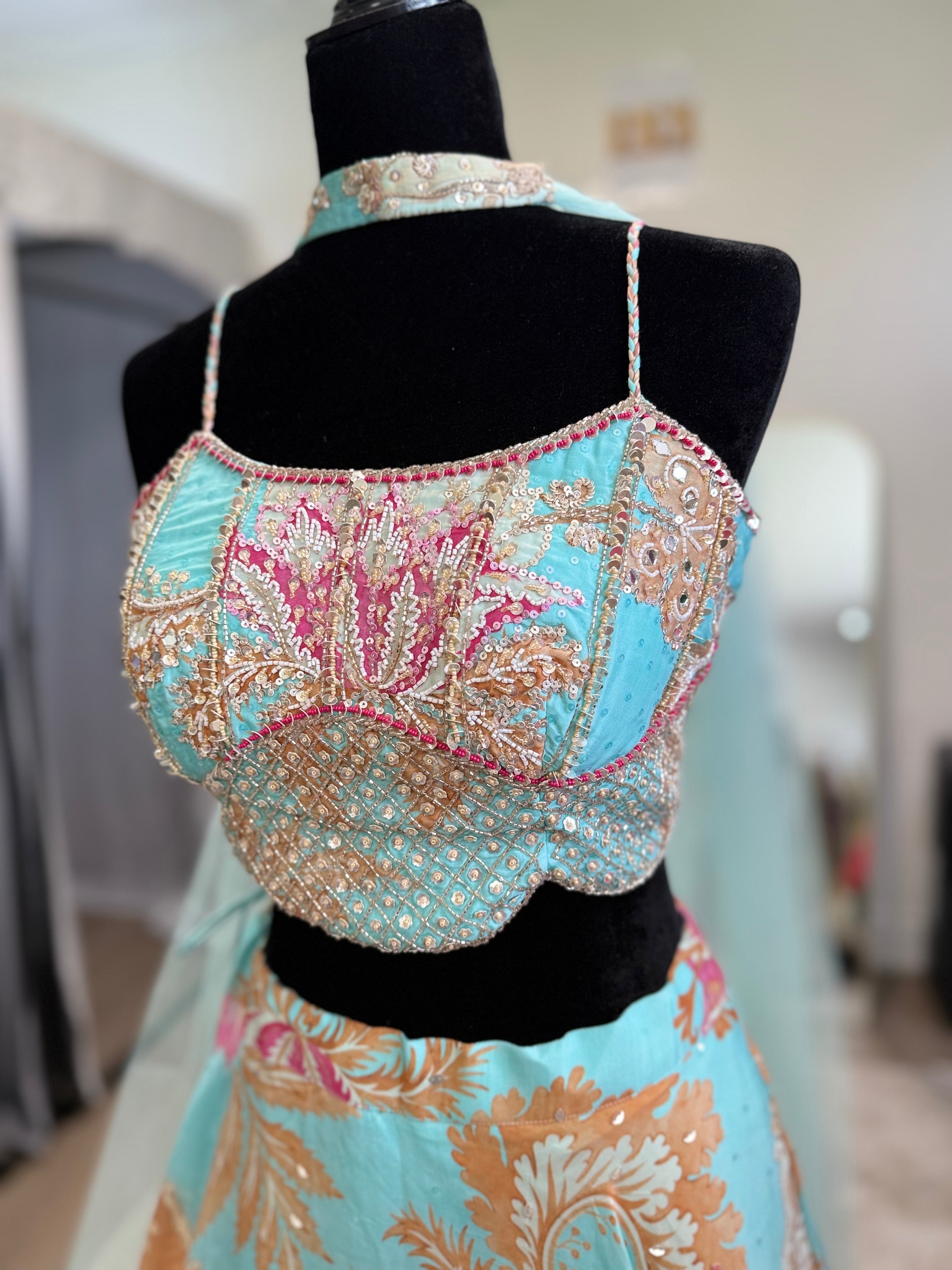 Mahima mahajan inspired designer lehenga choli