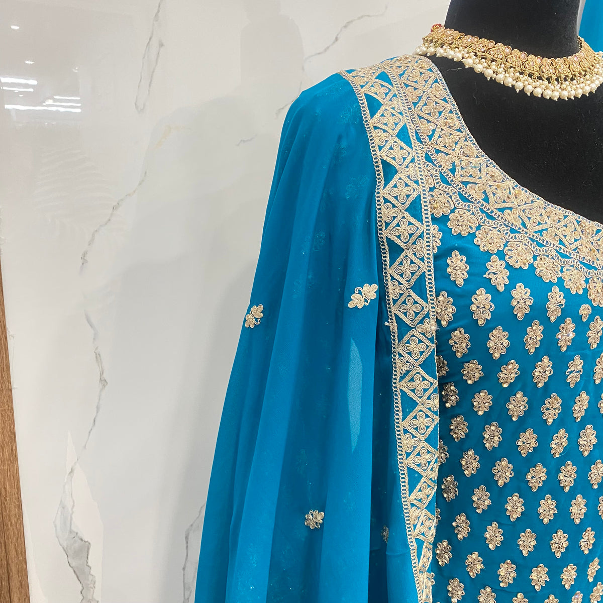 Indo western Embroidered suit