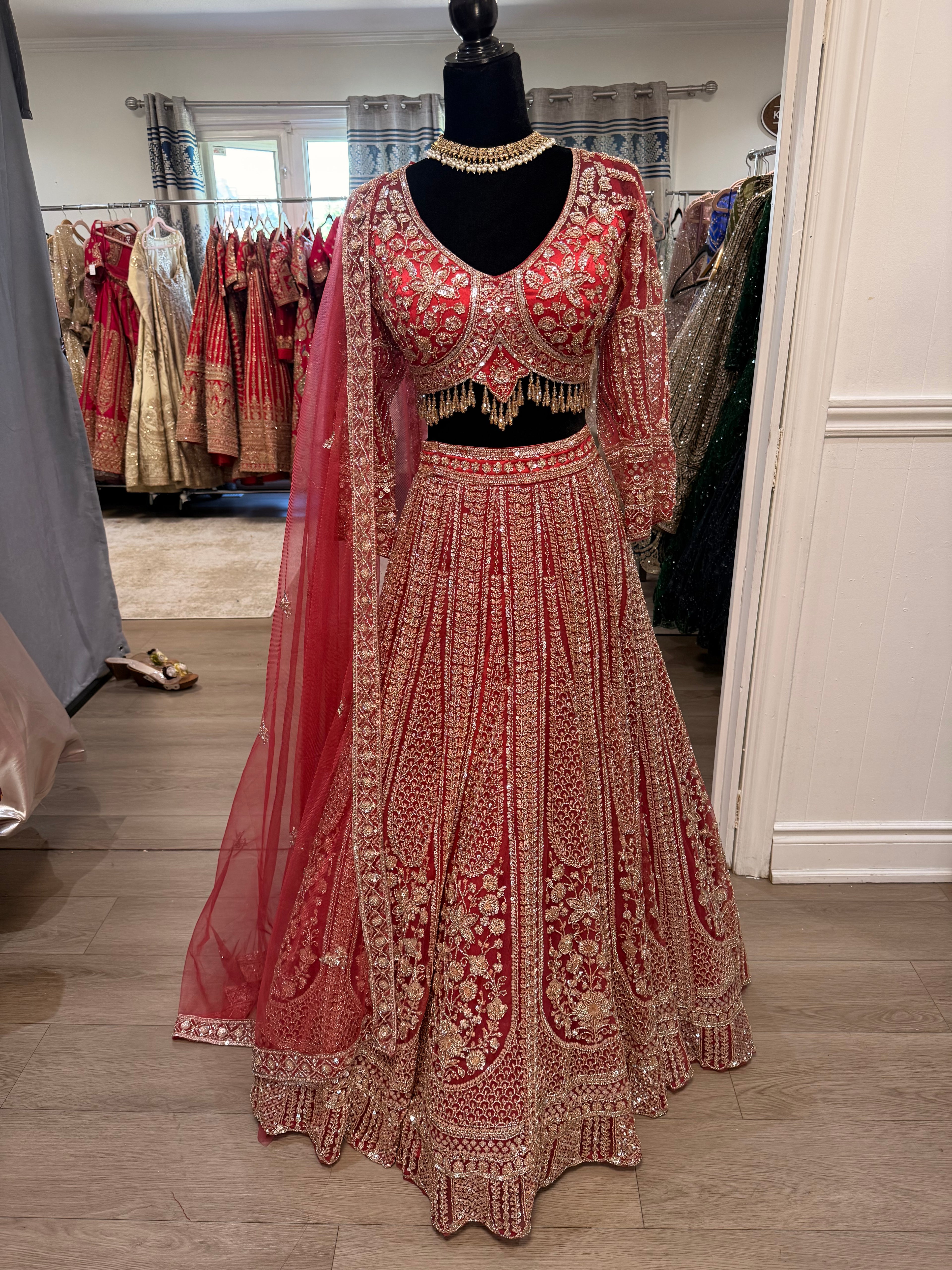 Bridal sangeet designer lehenga choli