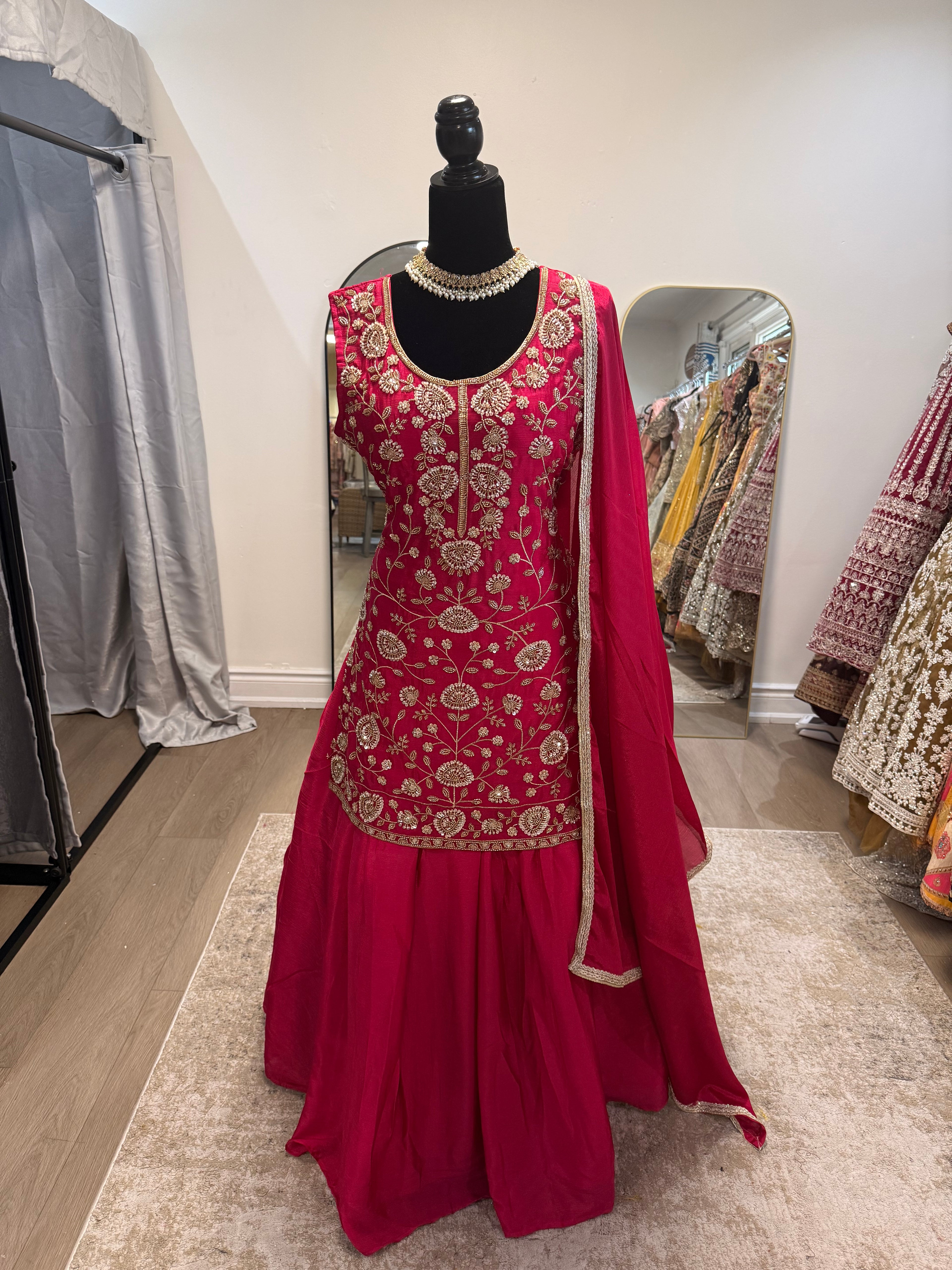 KanadaKulture - designer Lehenga with level detailing