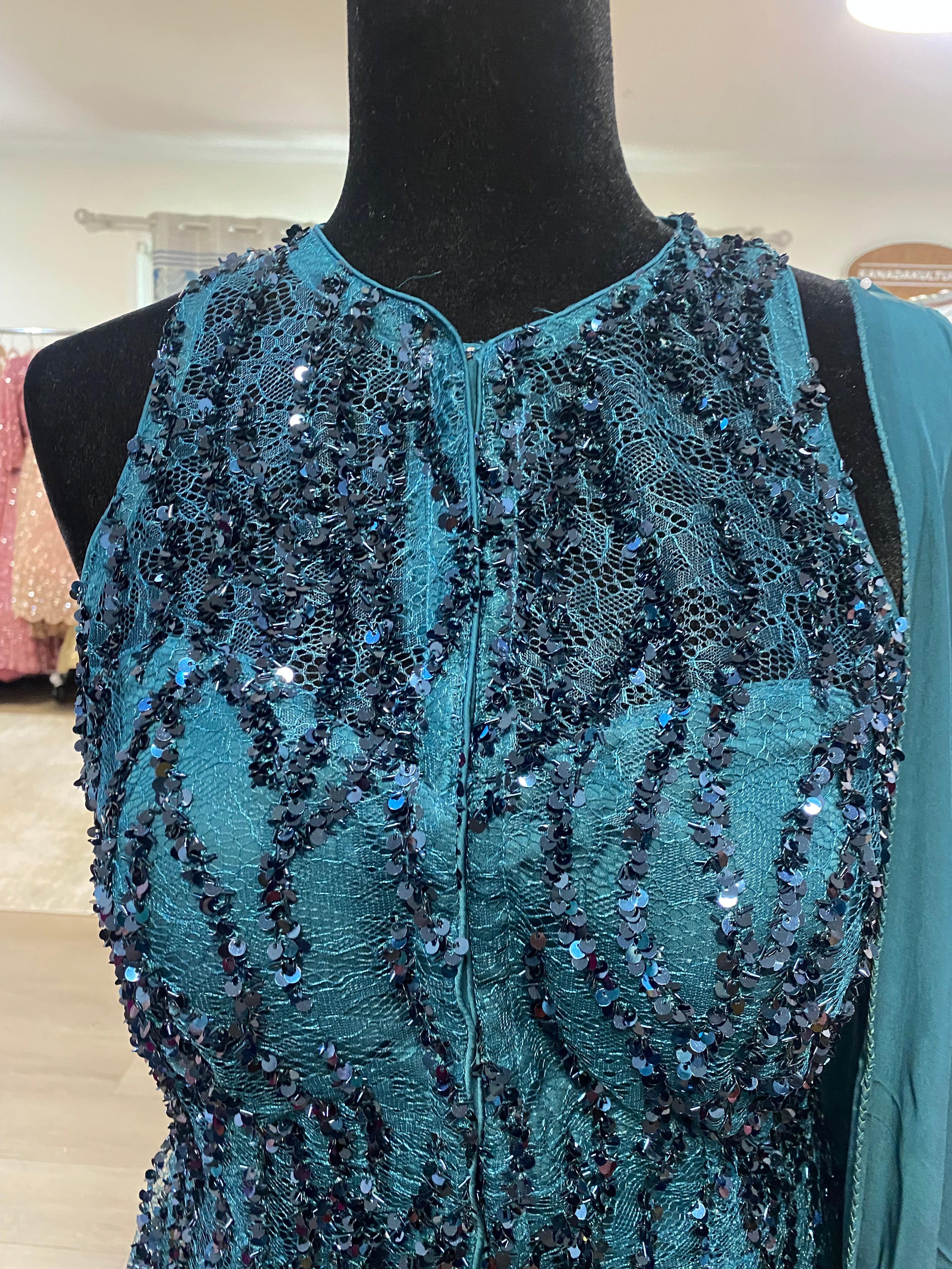 Indo western Embroidered suit