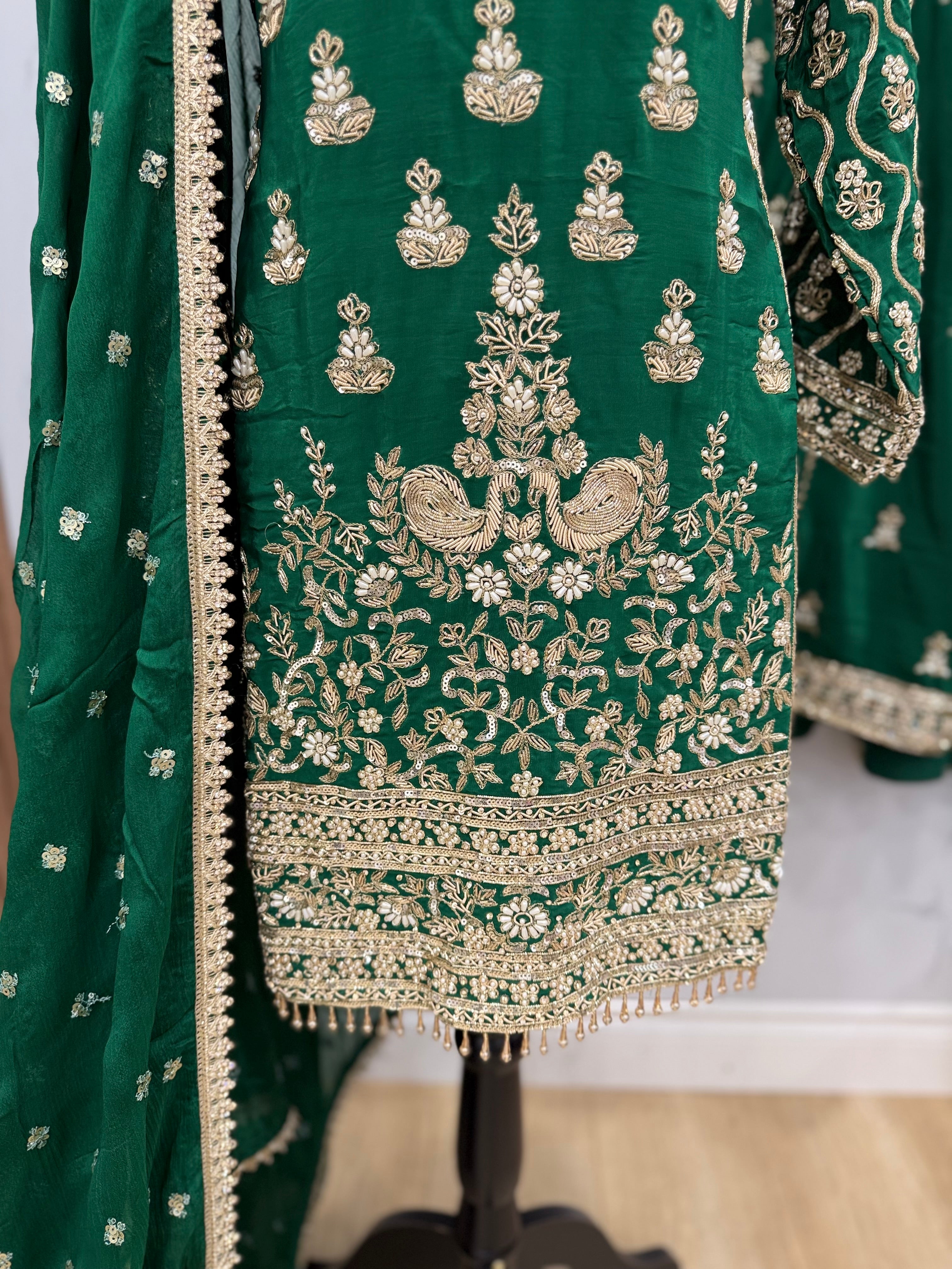 Embroidered suit