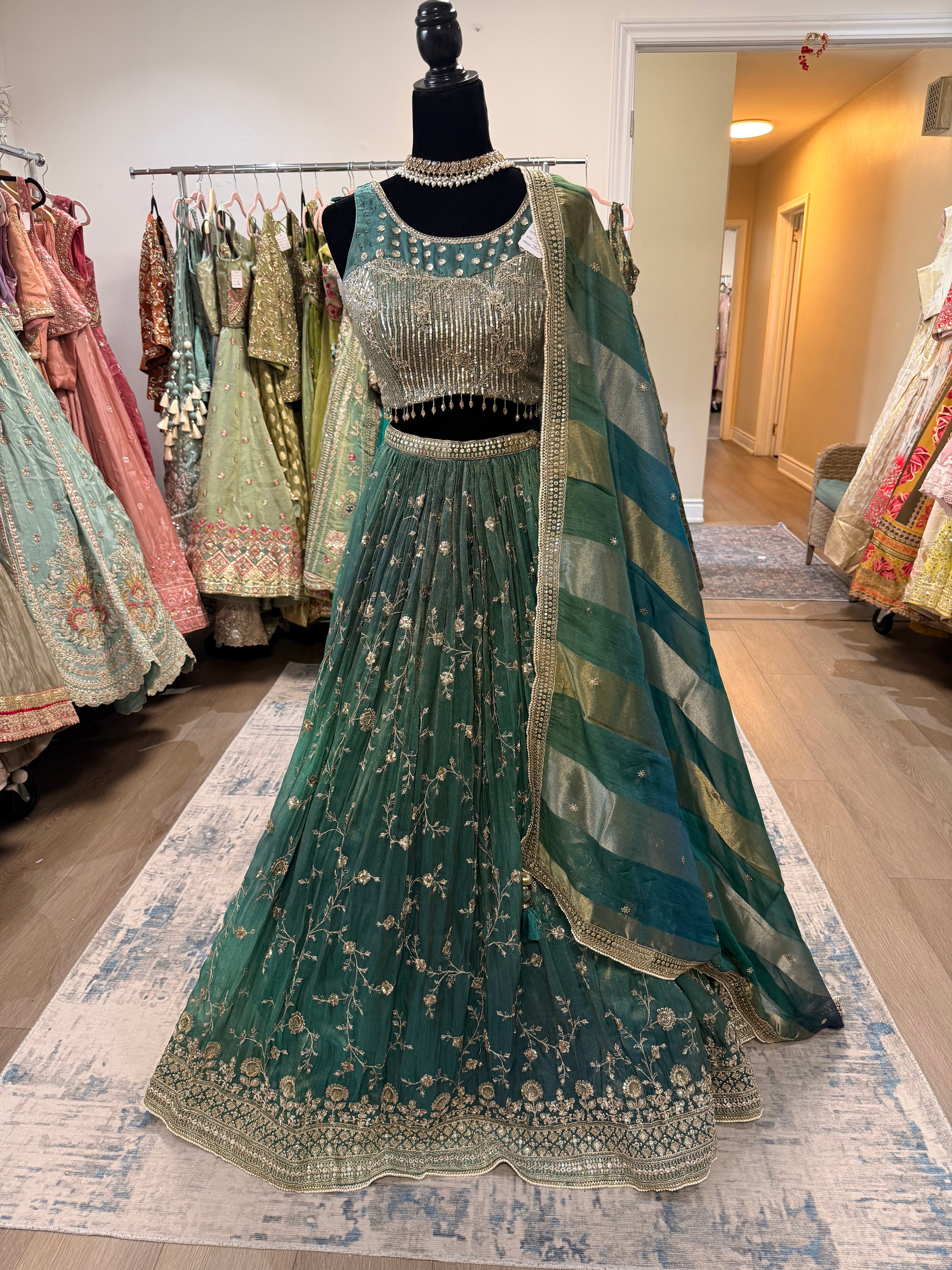 Beautiful choli with lehenga