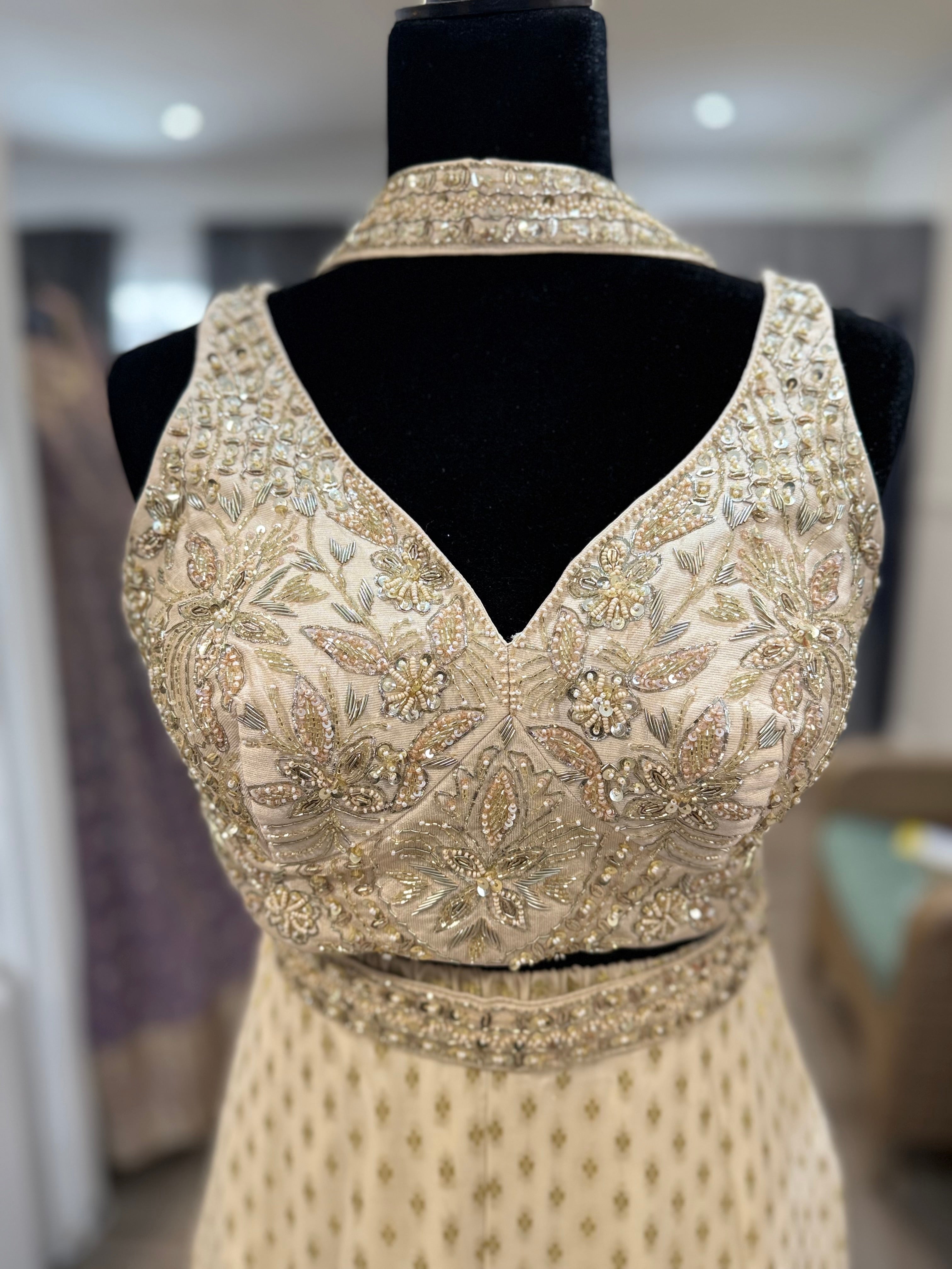 Crop top with palazoo