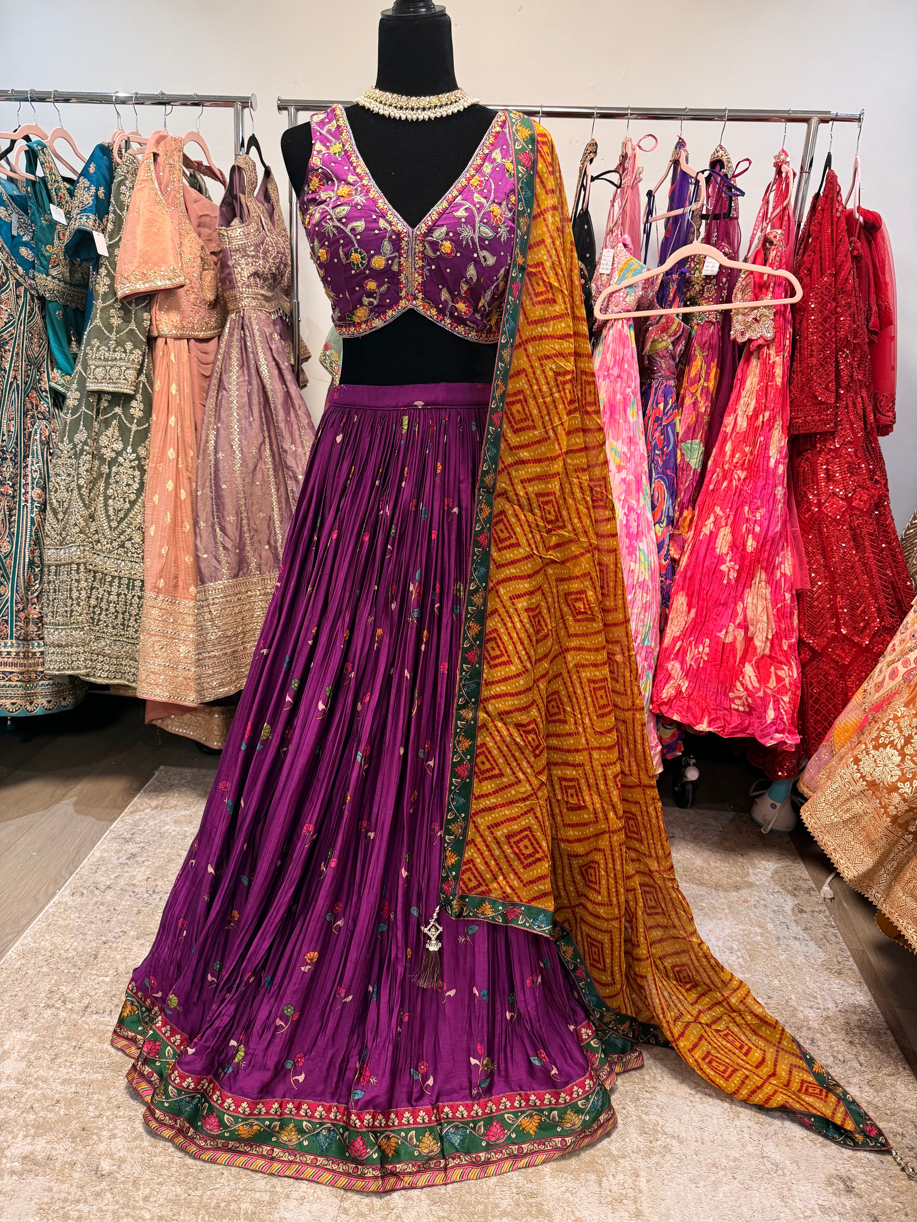 Designer  silk lehenga