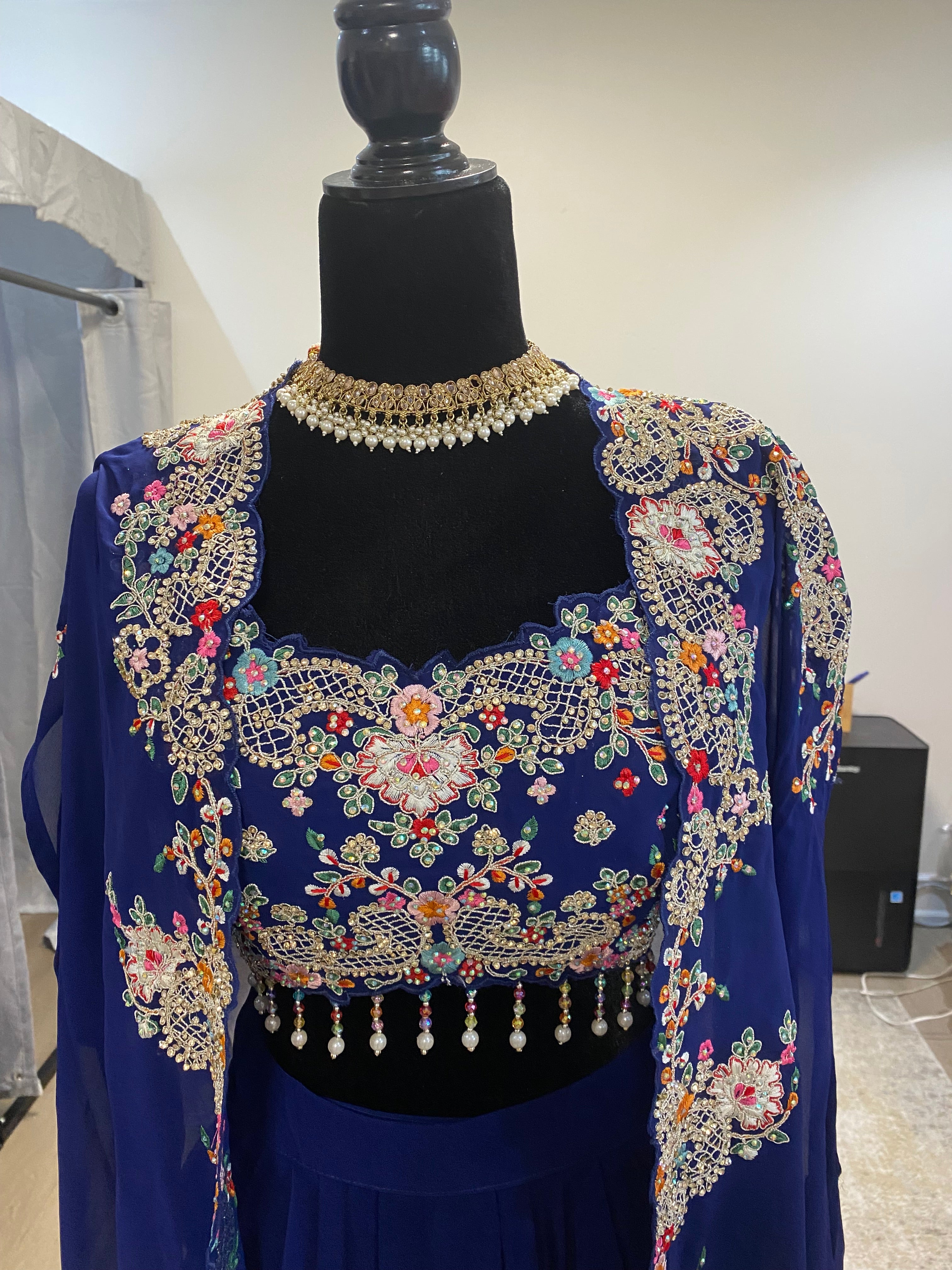 Embroidered gharara Suit – Kanada Kulture