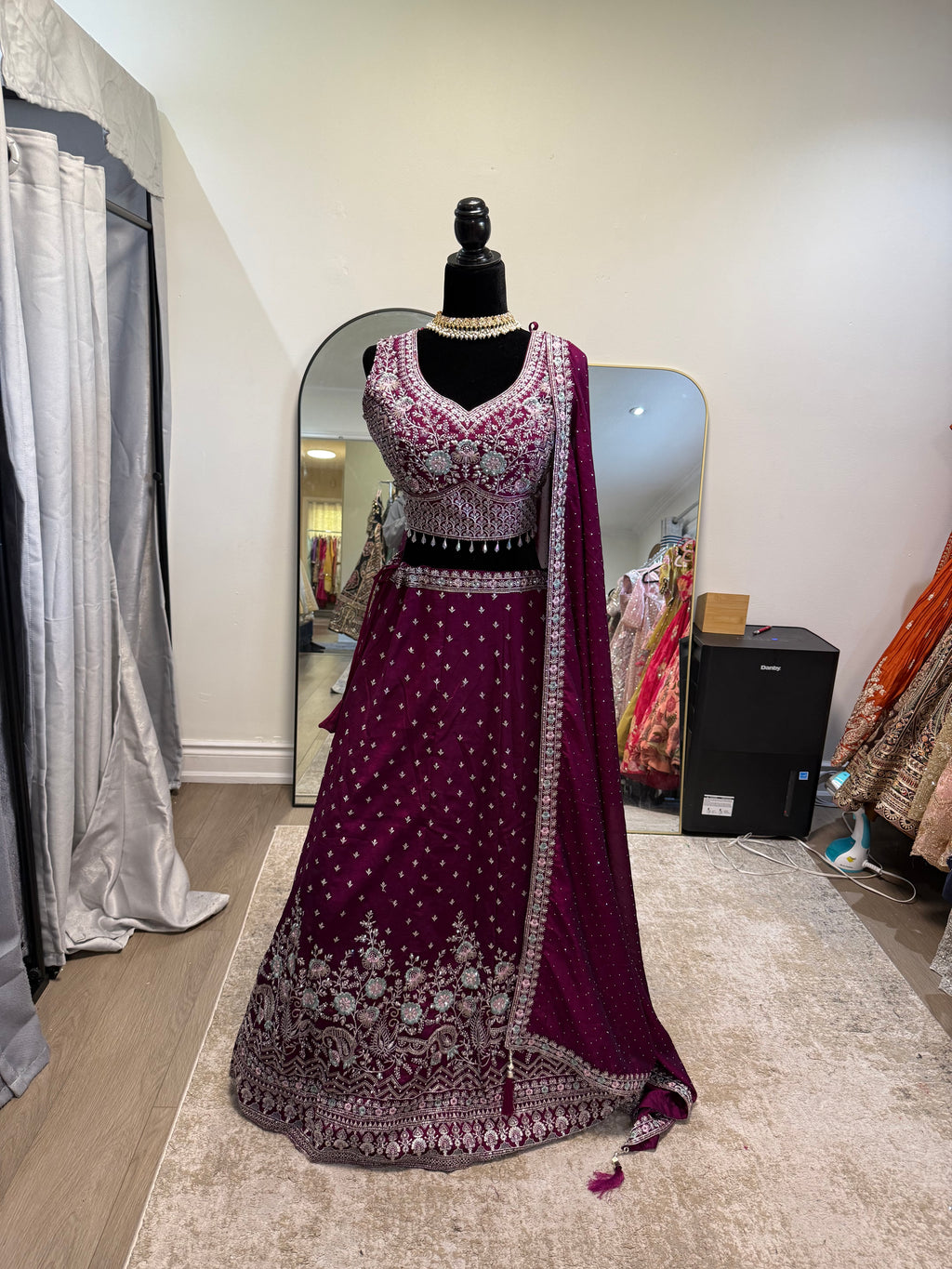 KanadaKulture - designer Lehenga with level detailing