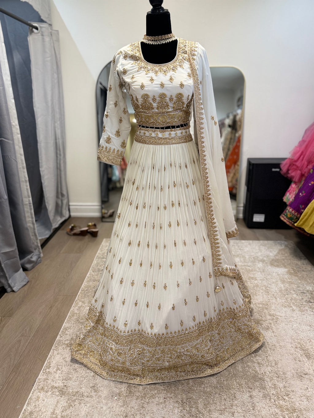 Traditional full sleeves Embroidered Lehenga Choli