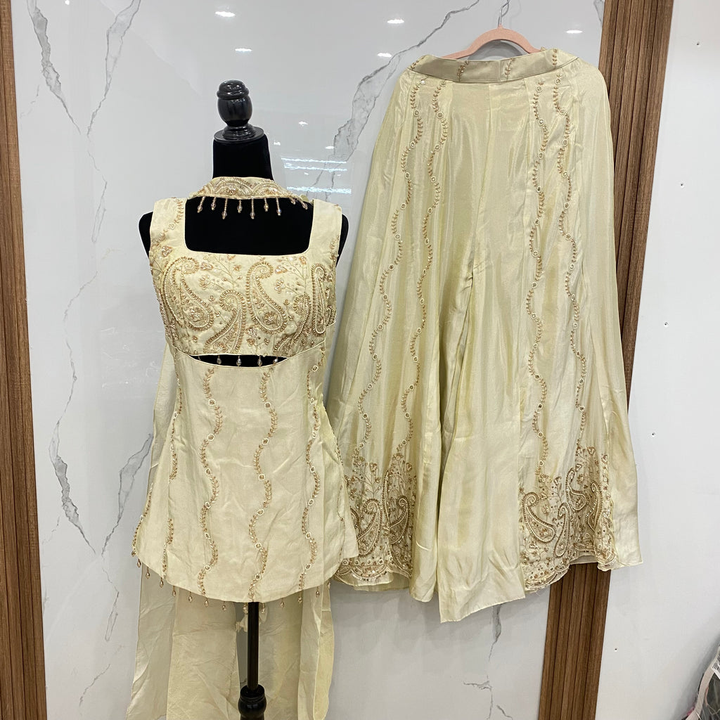 Indo western Embroidered suit