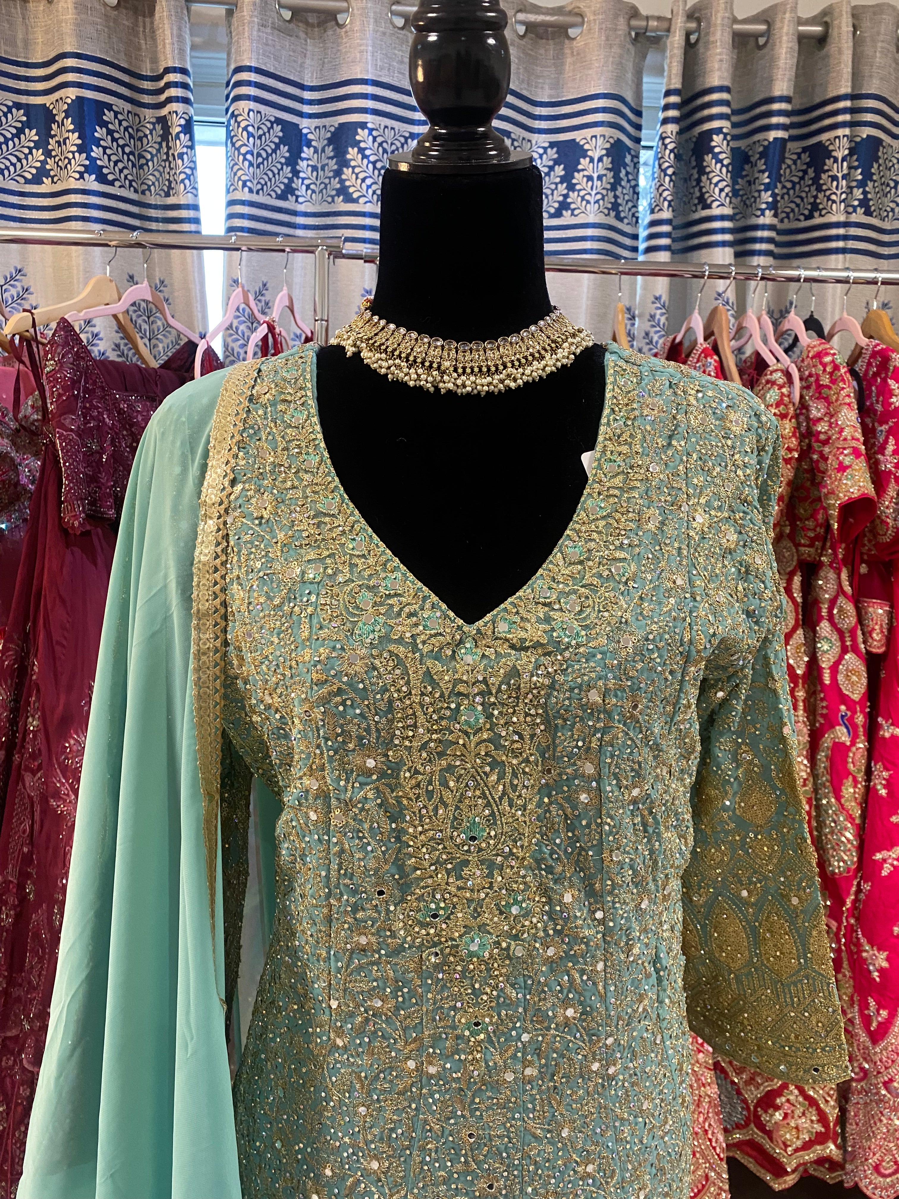 Embroidered palzoo Suit – Kanada Kulture