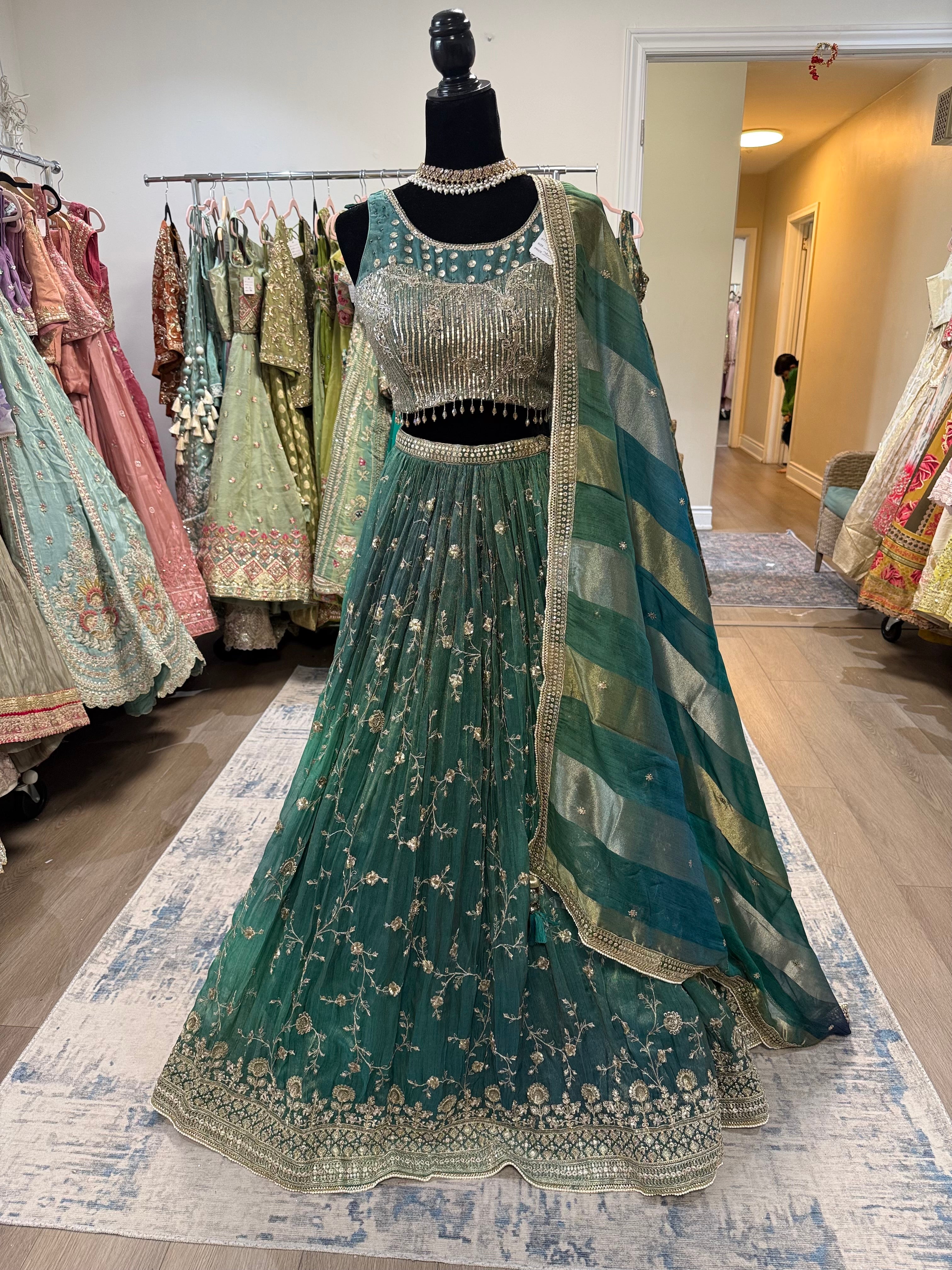Beautiful choli with lehenga