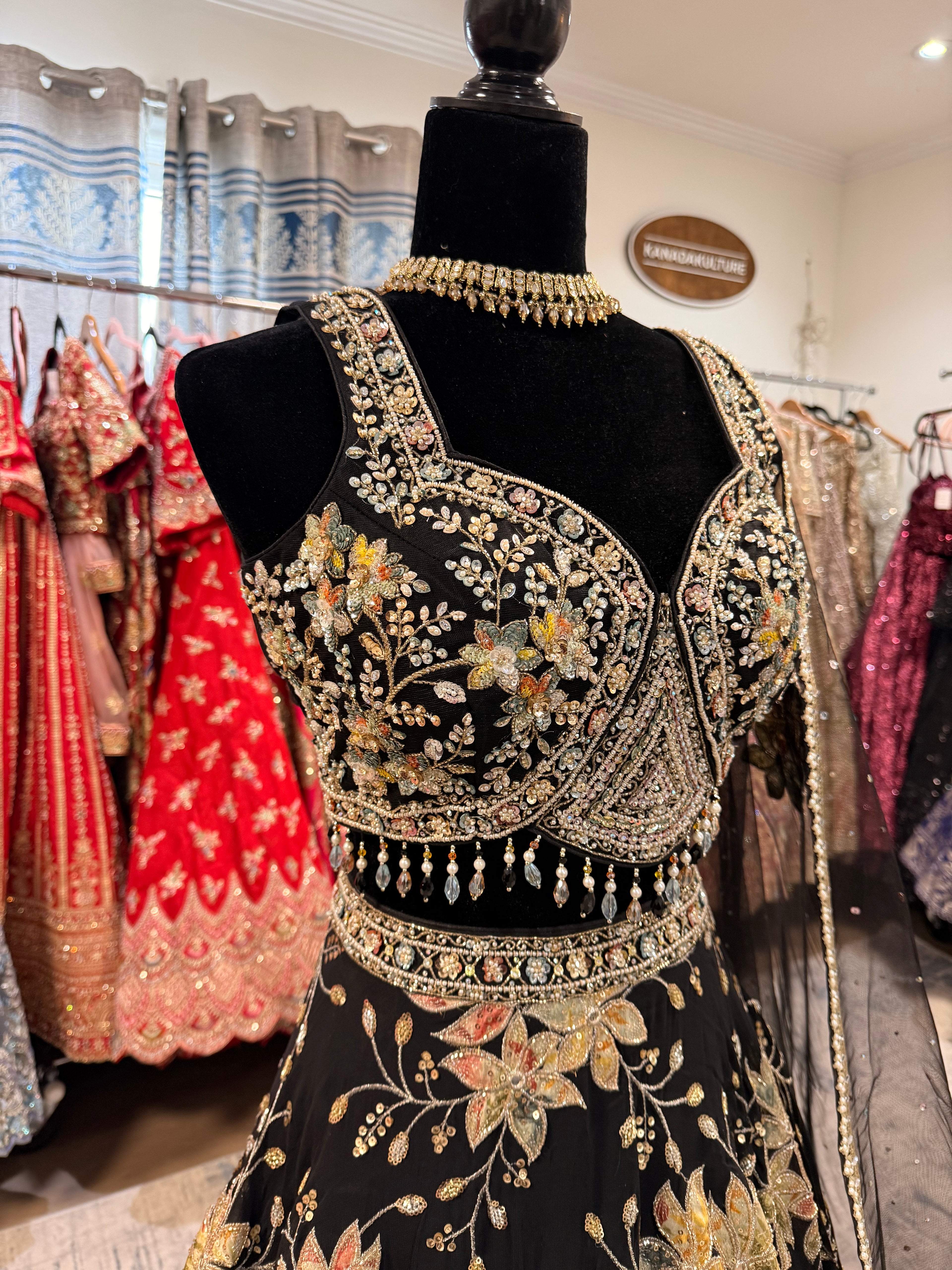 Beautiful choli with lehenga